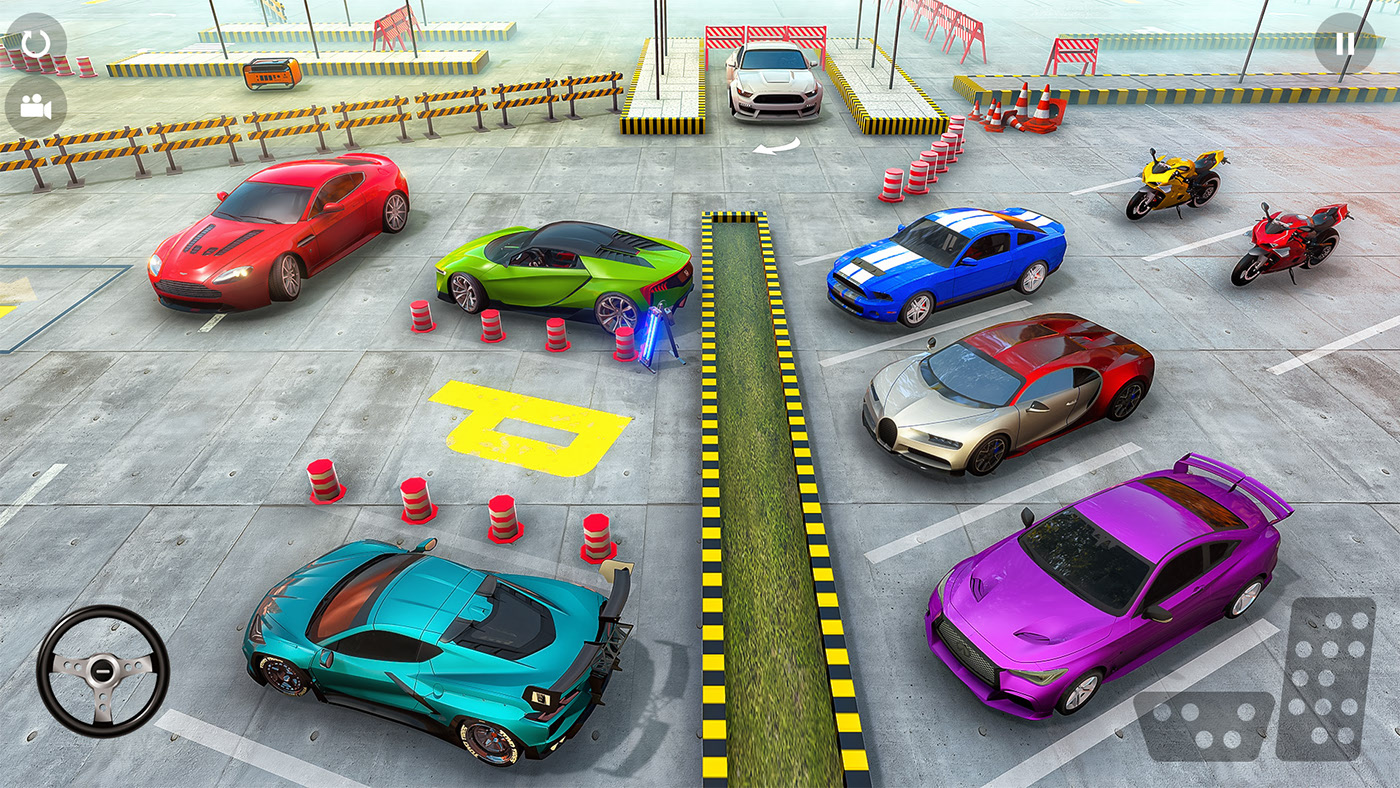 car Parking game,level park car game on Behance