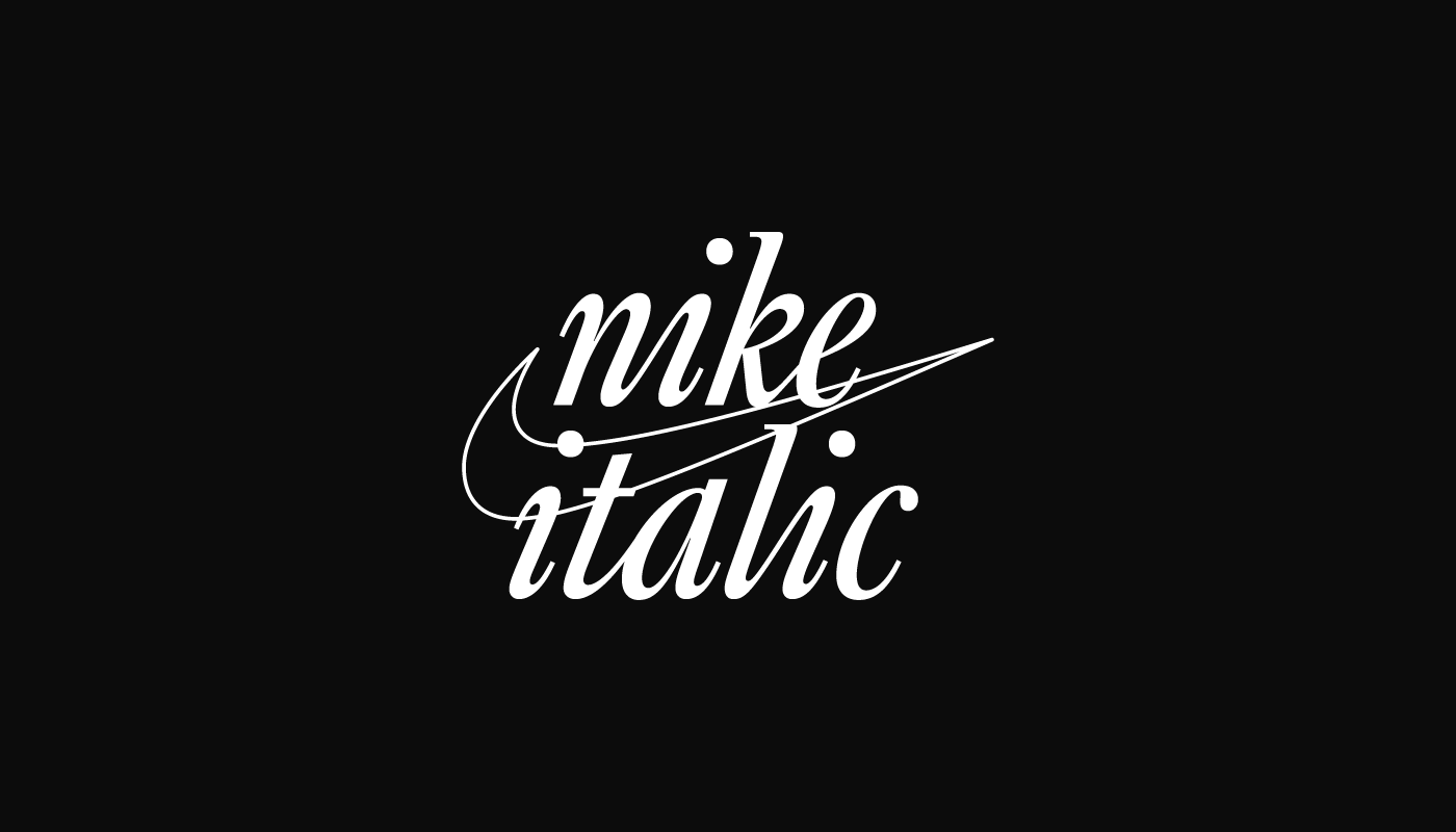 Aja Tremendo lluvia Old Nike Italic [UNOFFICIAL] on Behance