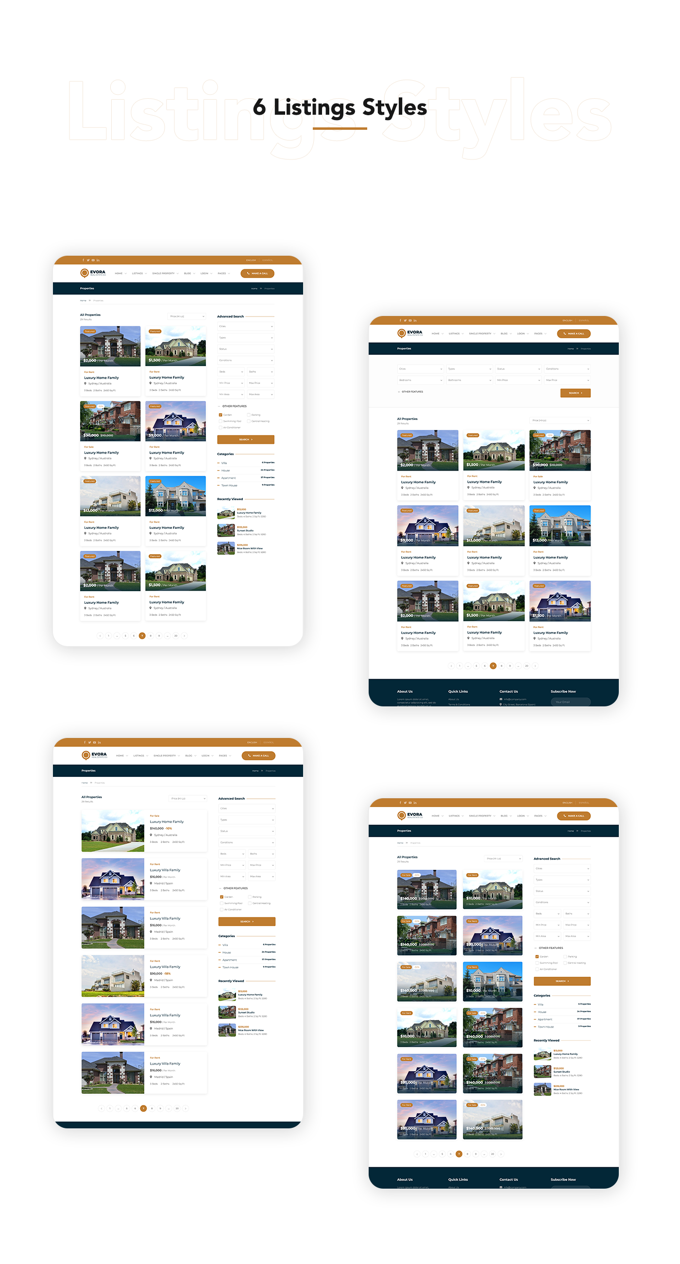 Evora - Real Estate HTML Template - 4