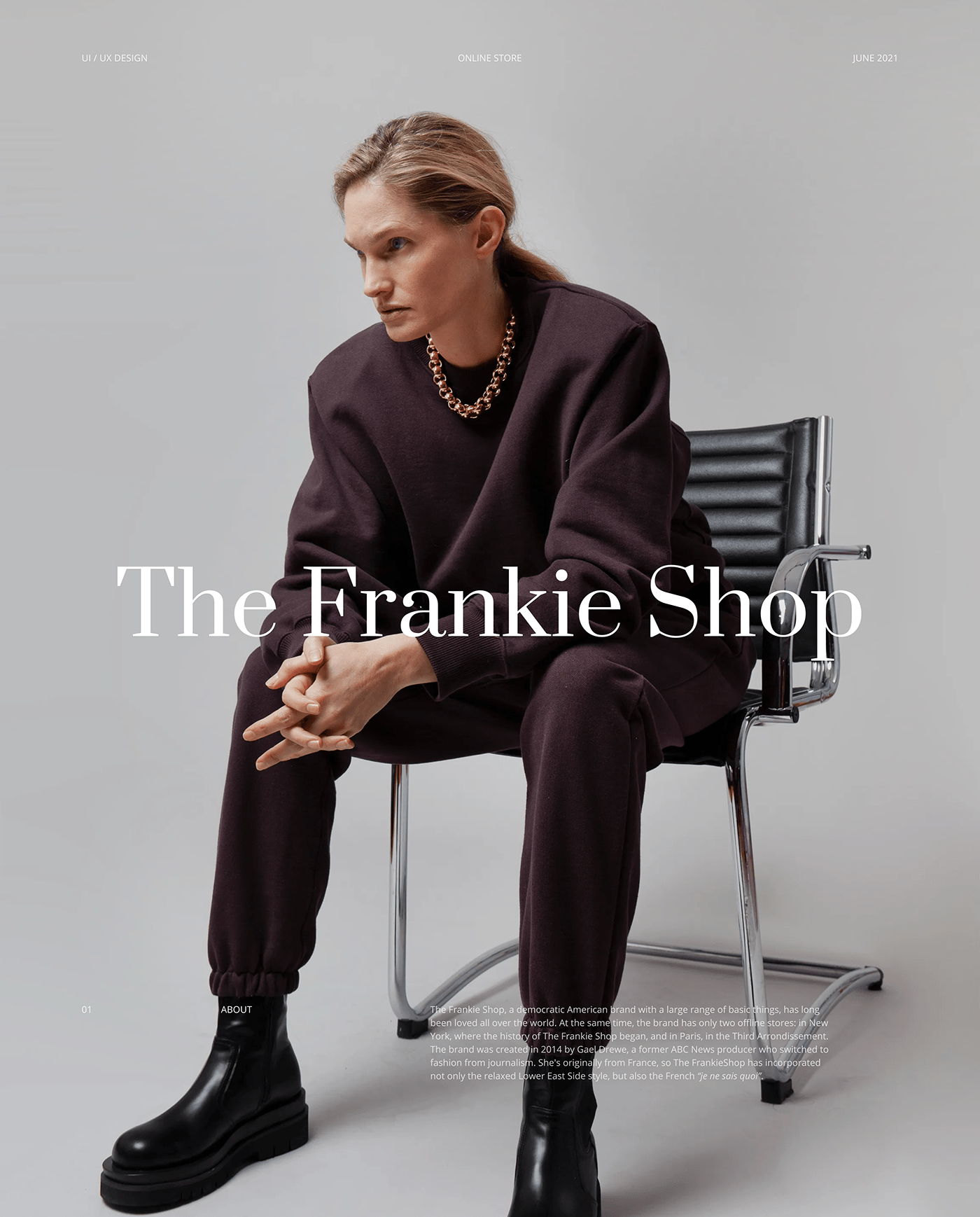 The Frankie Shop Online Store on Behance