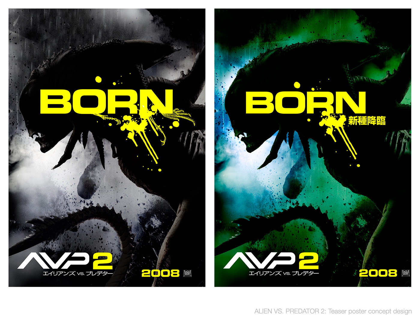 ALIEN VS. PREDATOR: Key Visuals on Behance