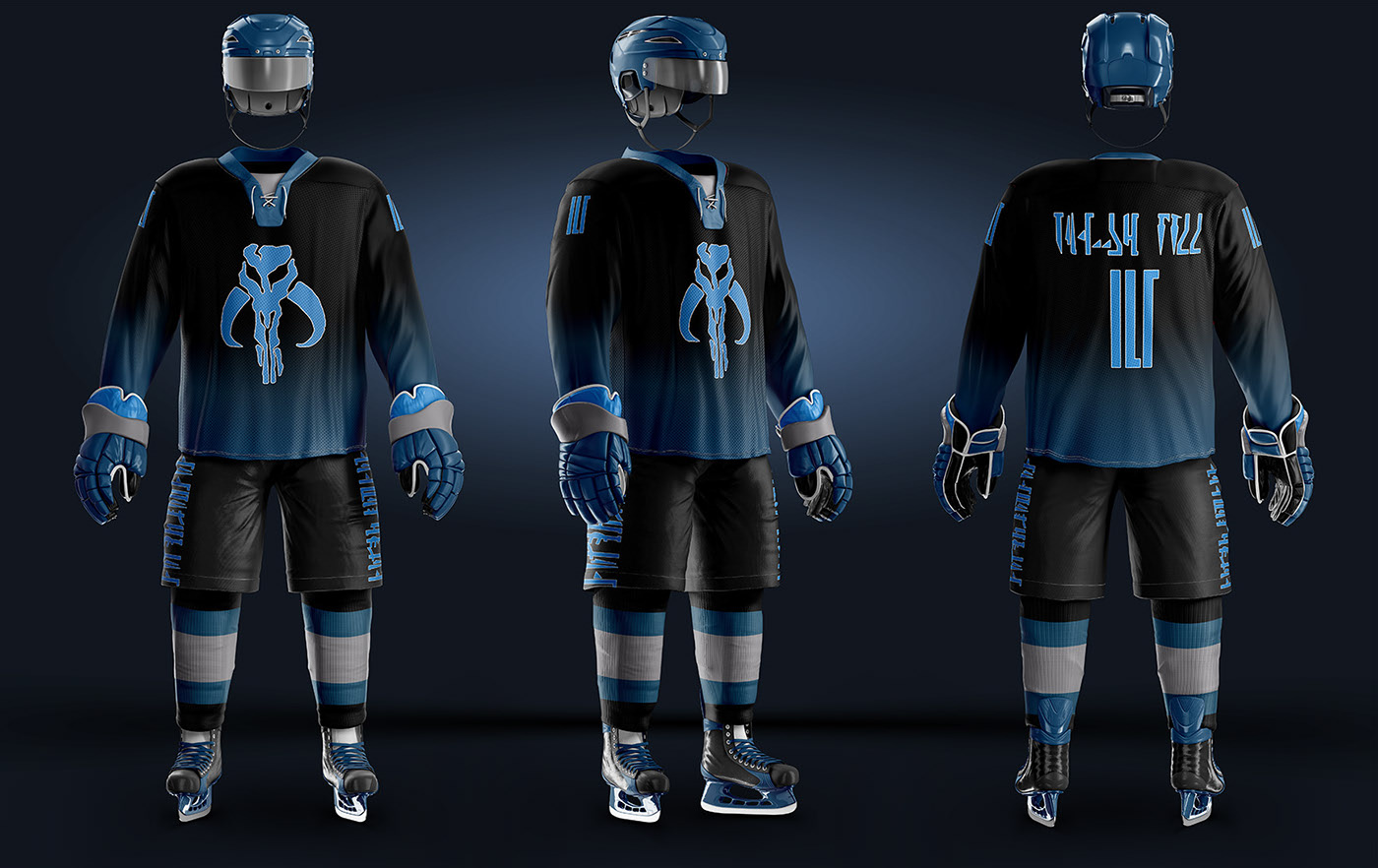 Duotone jersey concept for the Boston Bruins of the NHL. I used