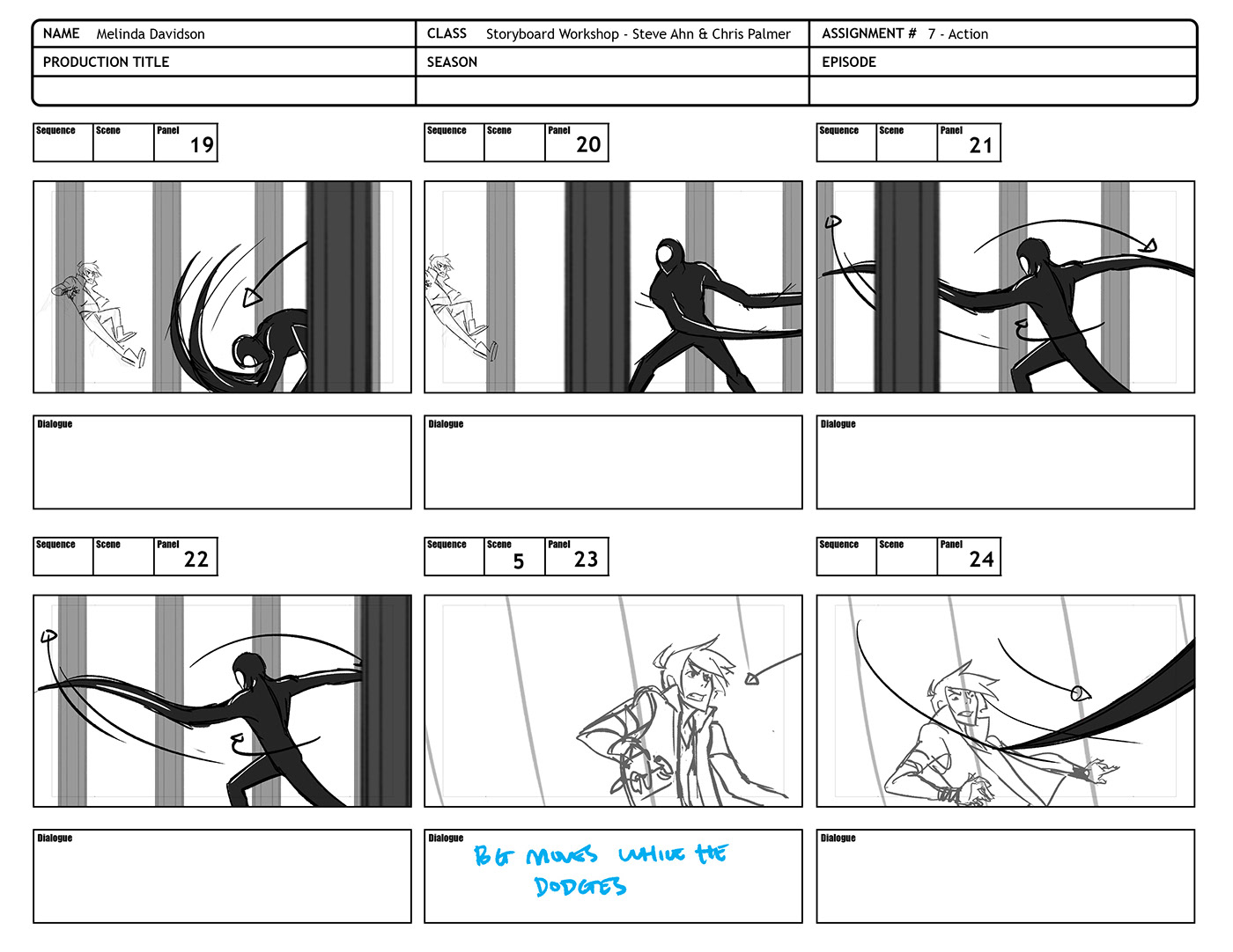 storyboard assignment ideas