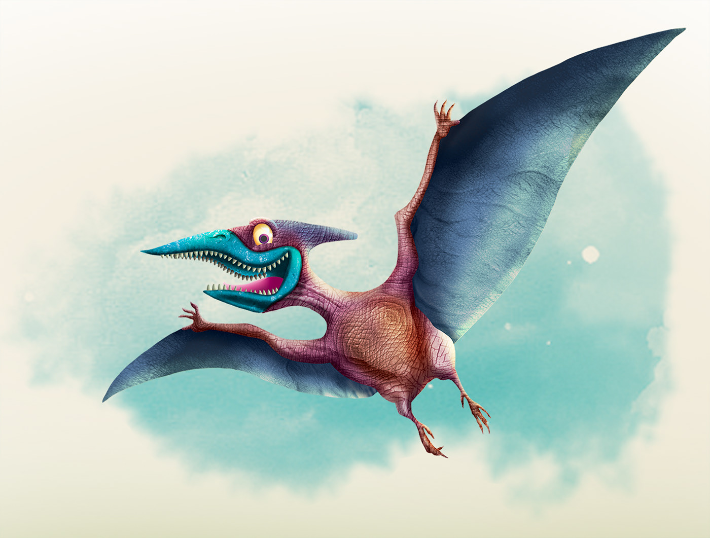 Динозавры летающие птеродактиль
