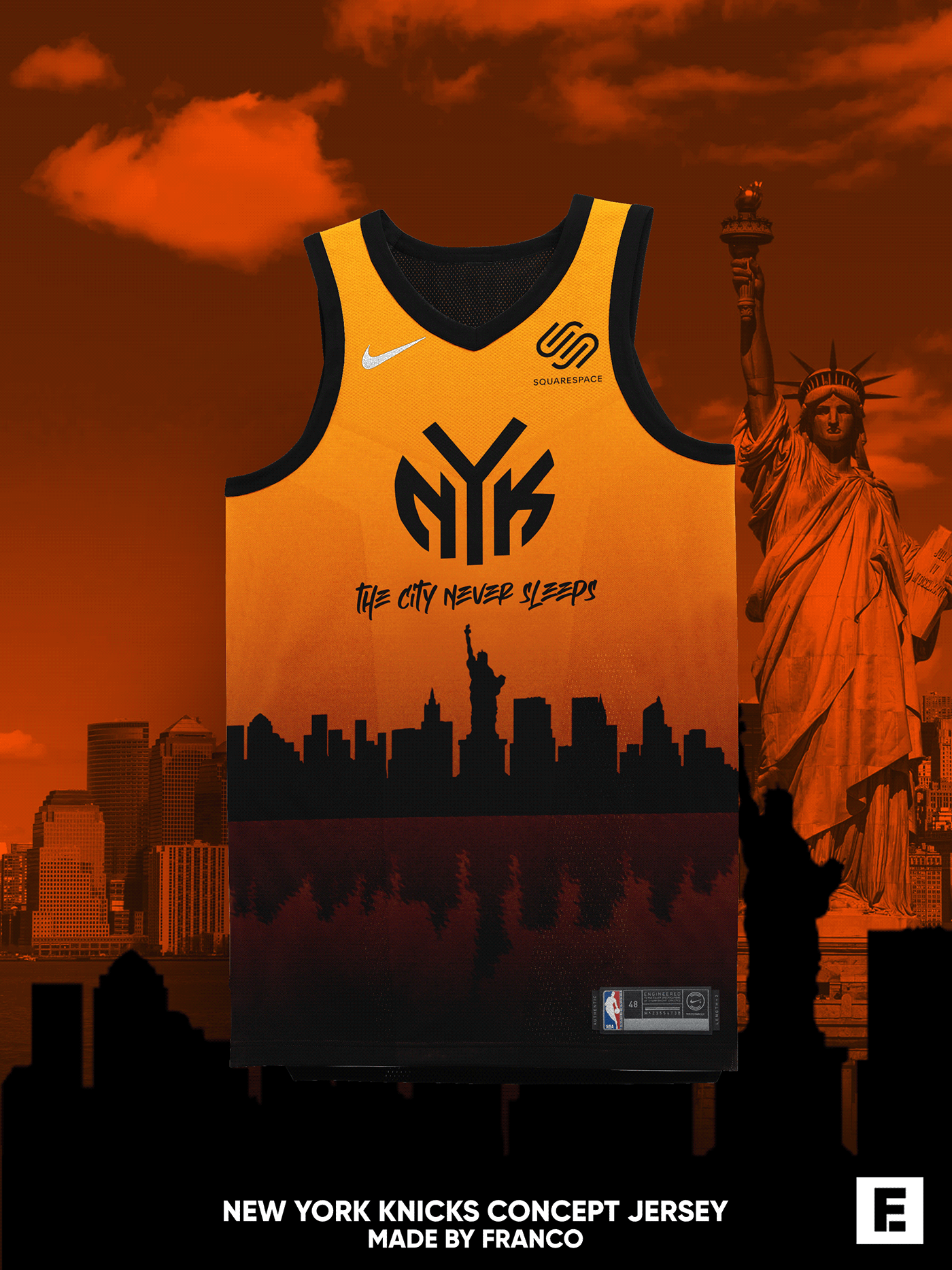 new york knicks city that never sleeps jersey