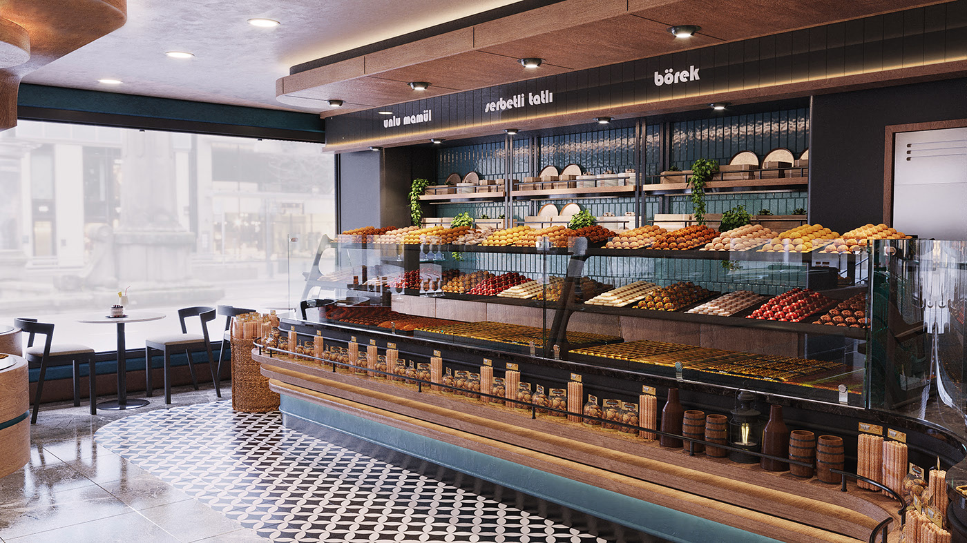 Bakery Interior Design Project on Behance