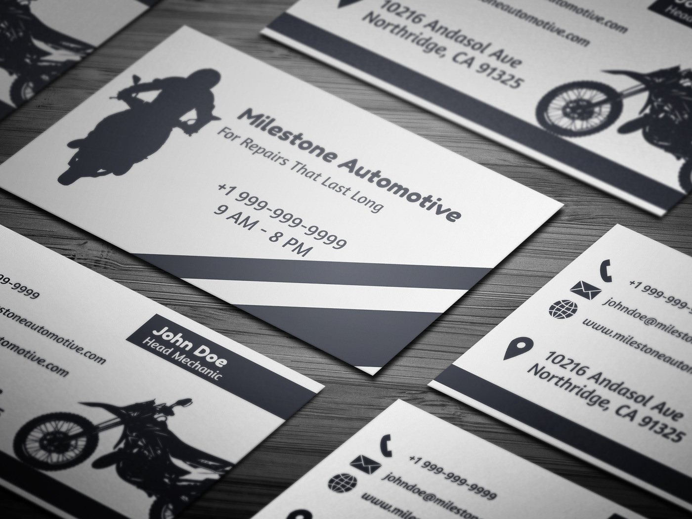 10+ FREE Automotive Business Card Templates on Behance