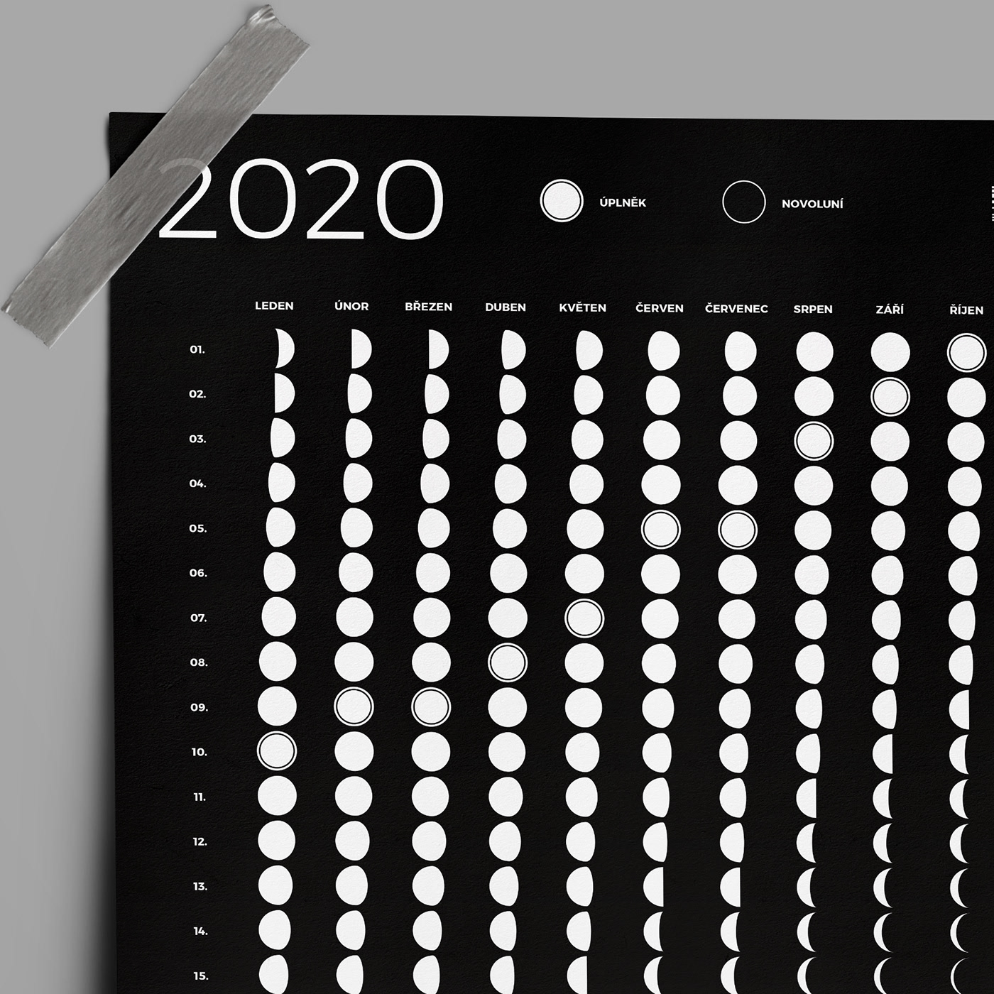 full-moon-calendar-2020-on-behance