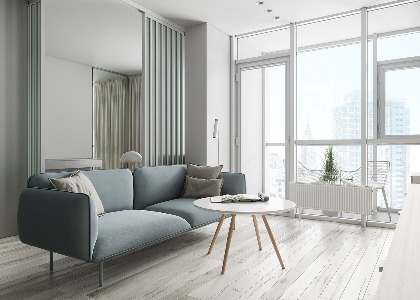 IconP - Thiết kế chung cư căn hộ phong cách tối giản, minimalism