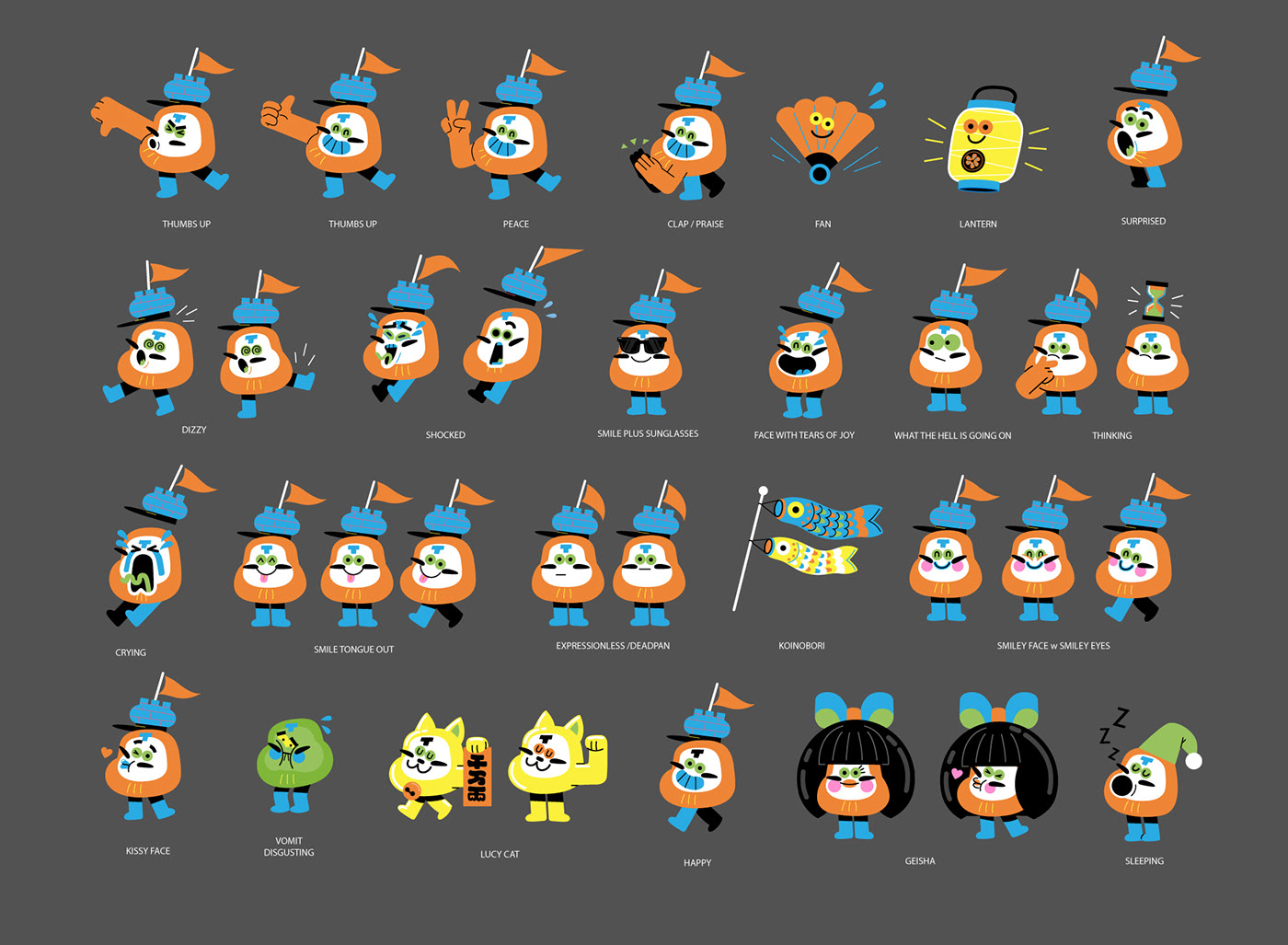 Nickelodeon UK asked me to do a mascot and a series of emojis for the relau...