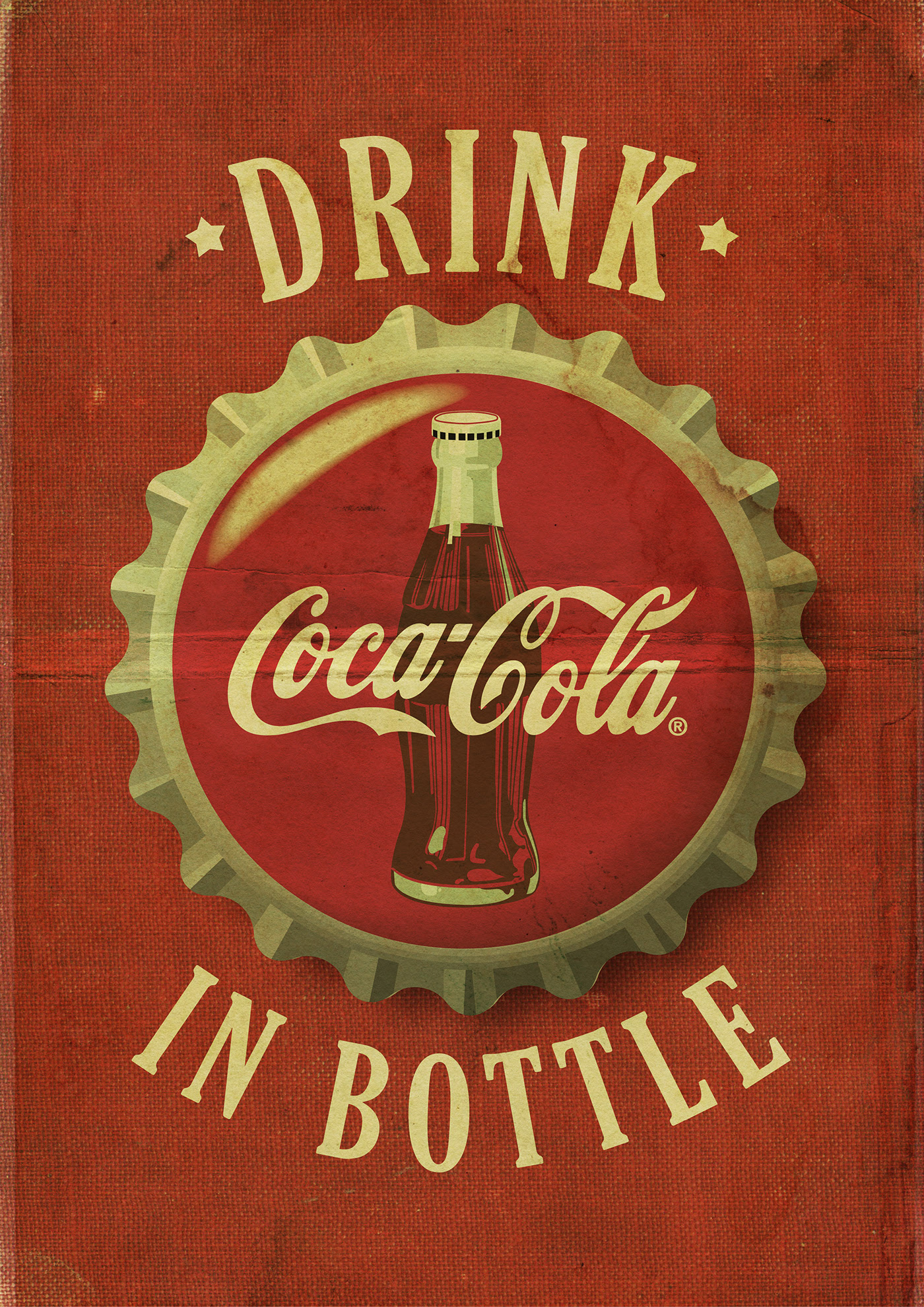 Coca Cola ® - Vintage posters on Behance