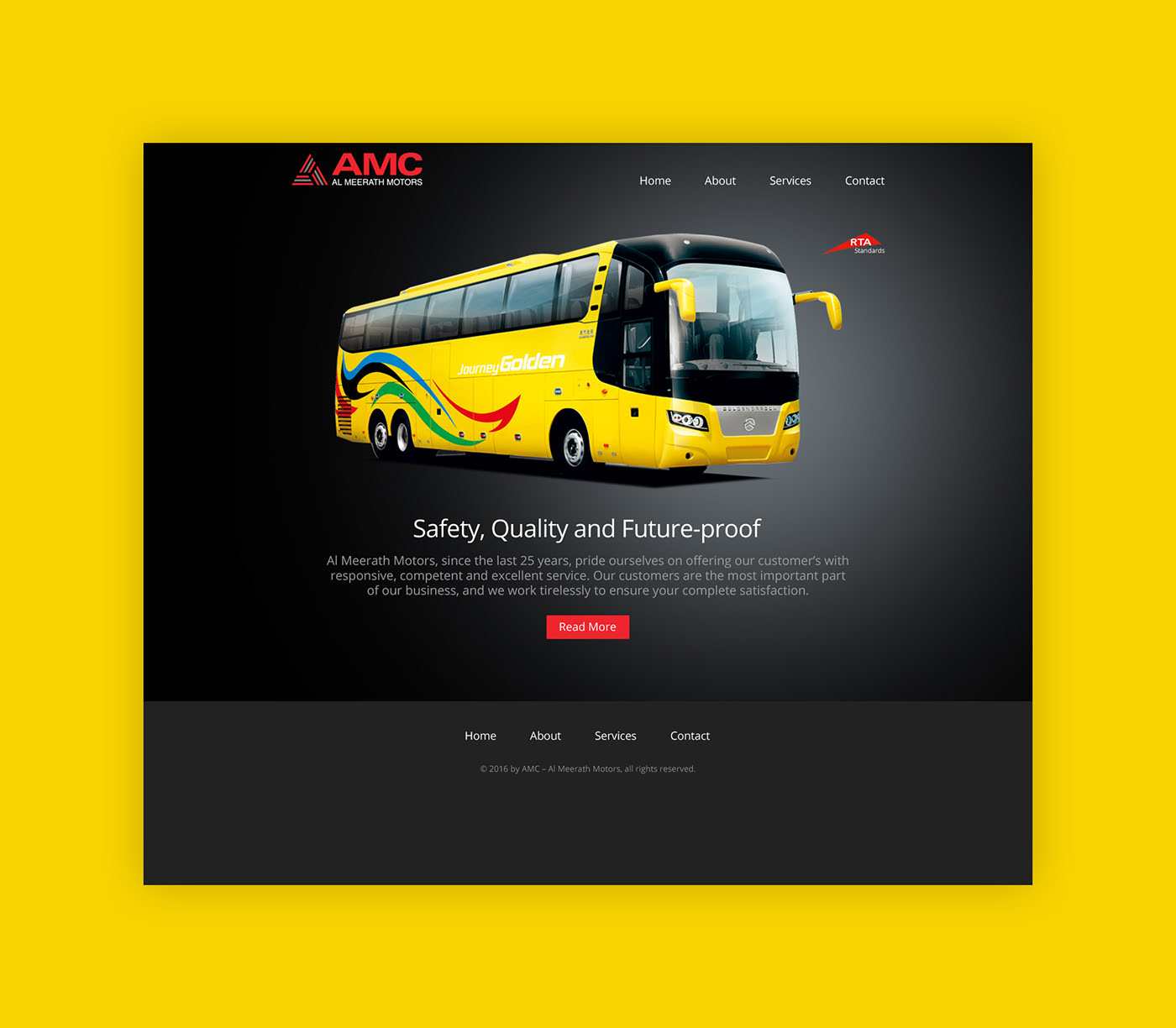 AMC Al Meerath Motors - Website Design & Wordpress Development