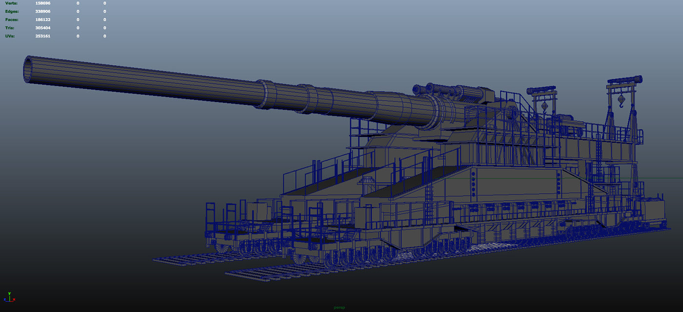 Schwerer Gustav Railway Gun on Behance