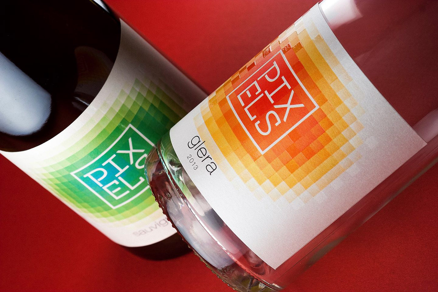 PIXELS wines by the Labelmaker on Behance