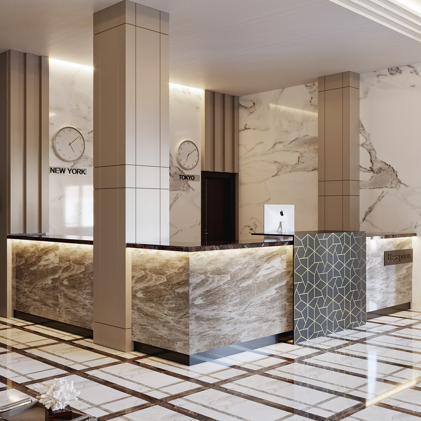 Hotel Reception. Baku,Azerbaijan on Behance