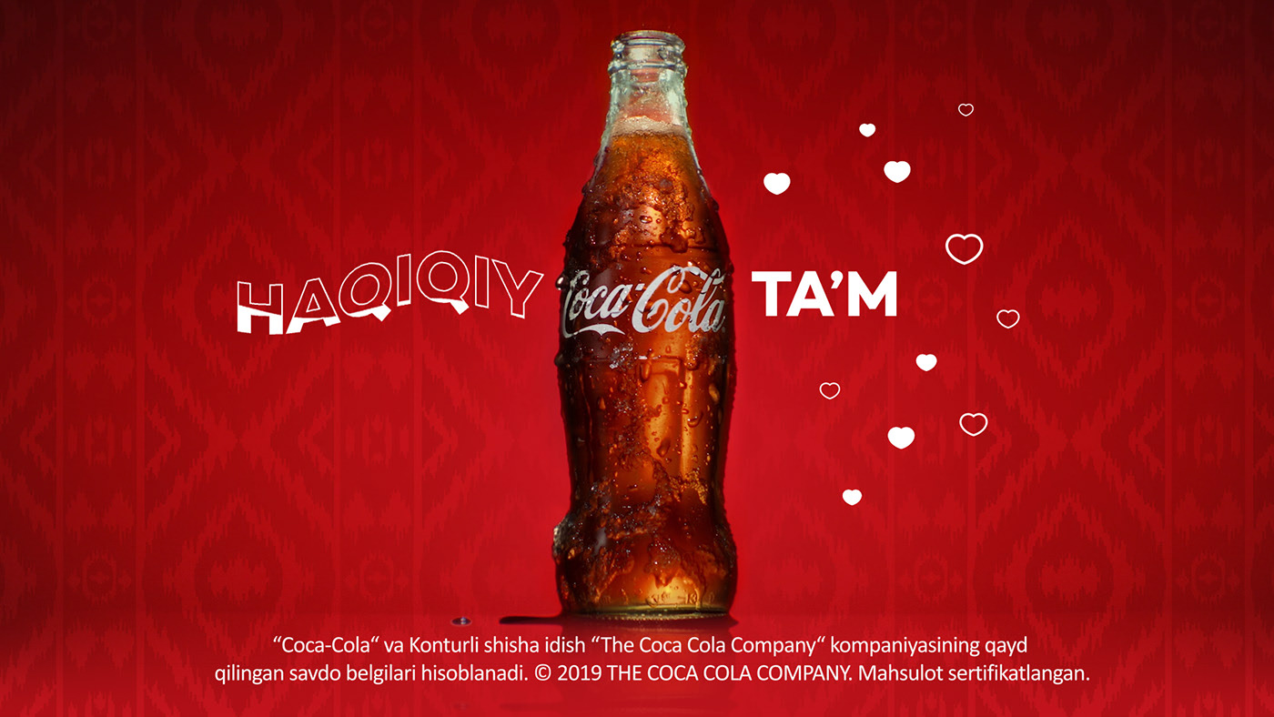 Coca cola bottle uzbek 