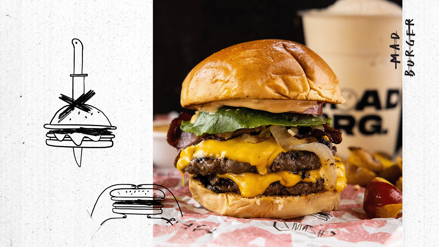 papa's burger on Behance