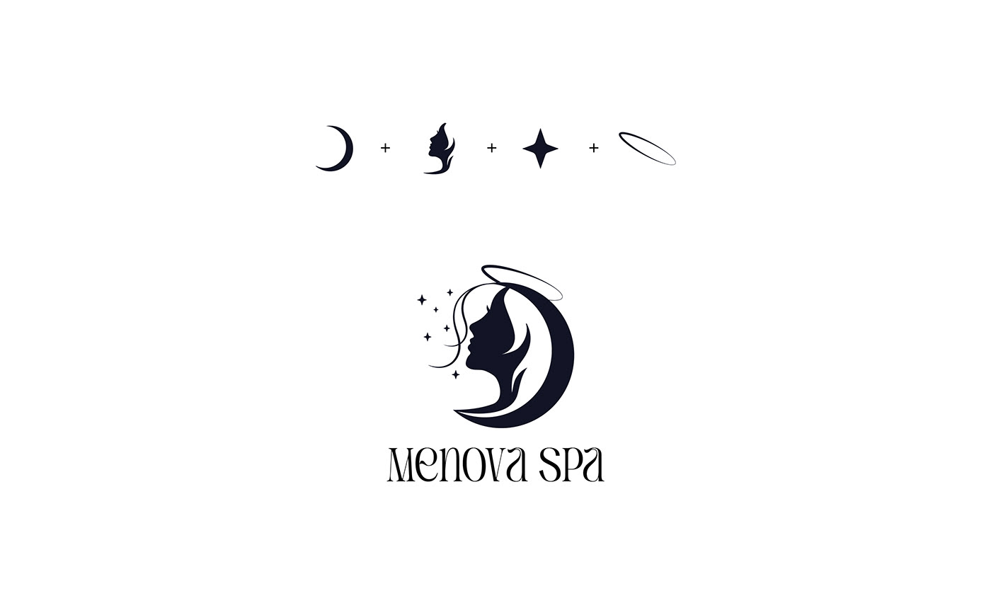 Menova spa brand identity logo design | Behance