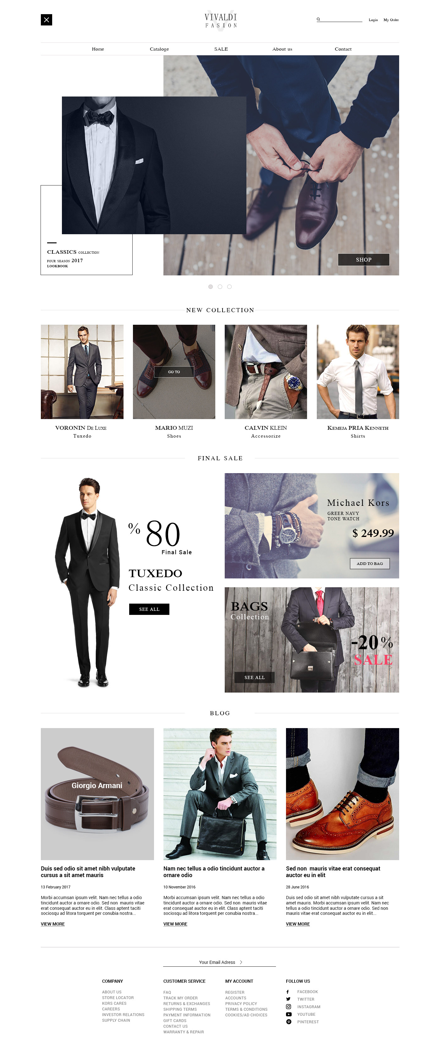E-commerce Men's Fashion on Behance