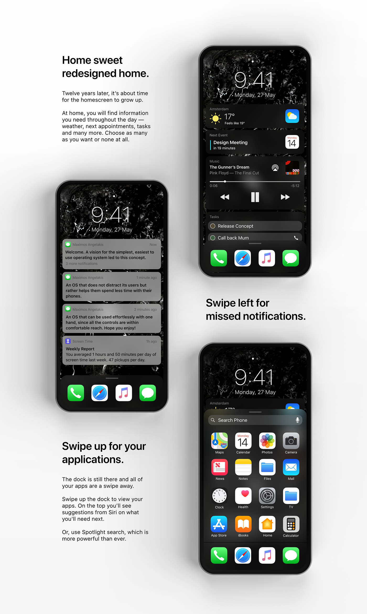 Appleosophy|New iOS 13 concept shows new design and focuses on user experience