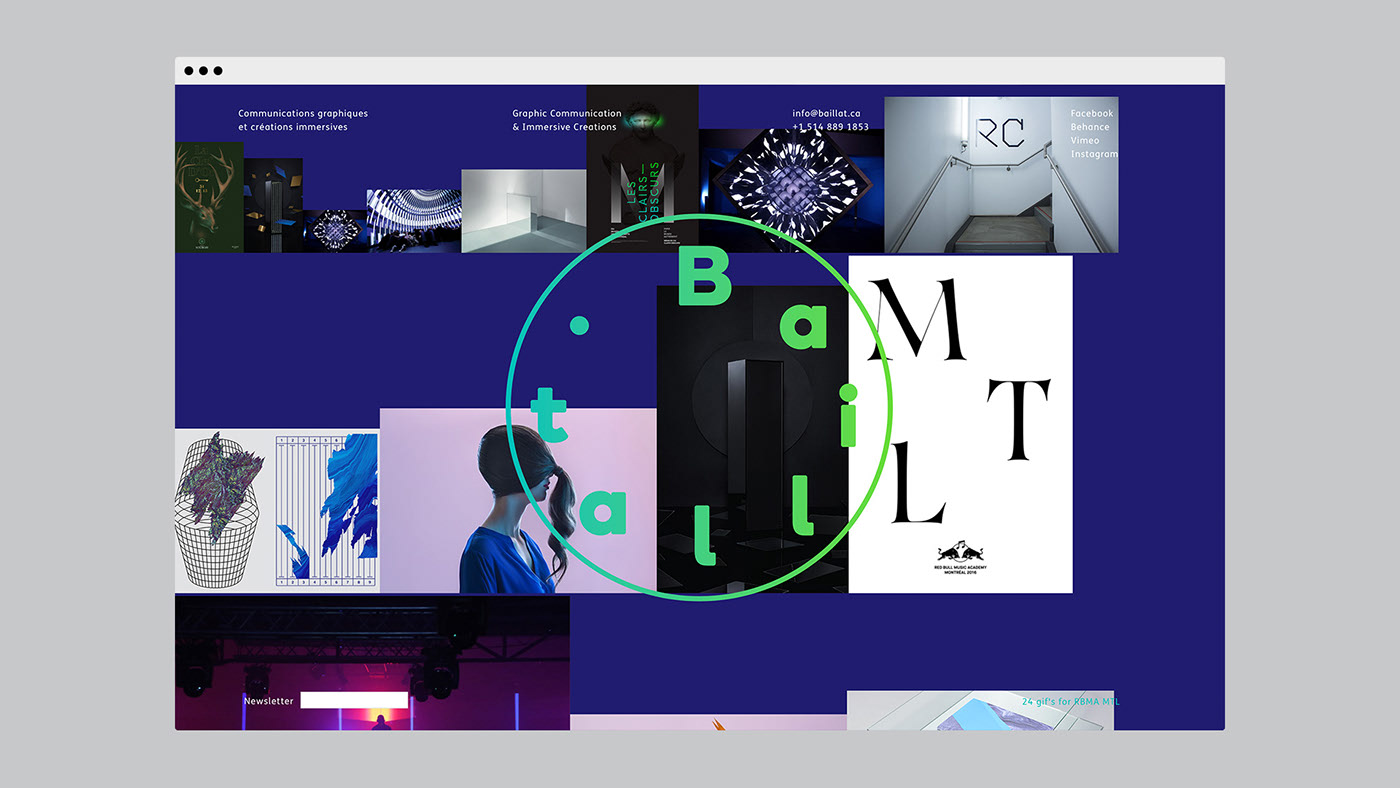 Baillat. Studio Identity and notebook on Behance