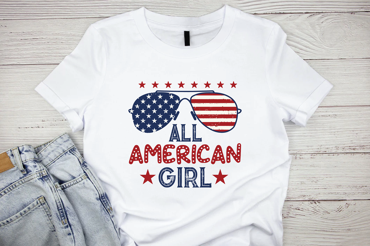 All American Girl T-shirt Design | Behance