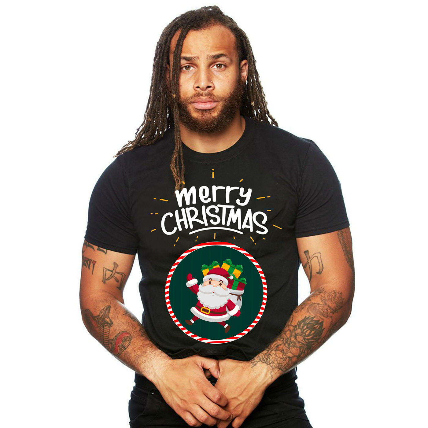 Download Christmas T-Shirt Design with Free Mockup on Behance