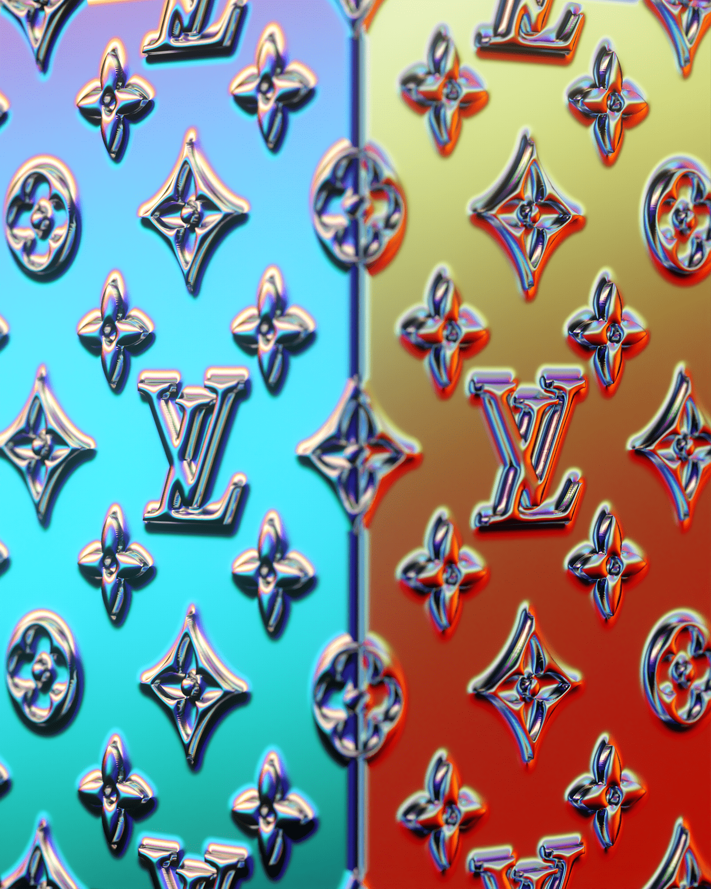 Louis Vuitton The Rainbow Project Window Designs