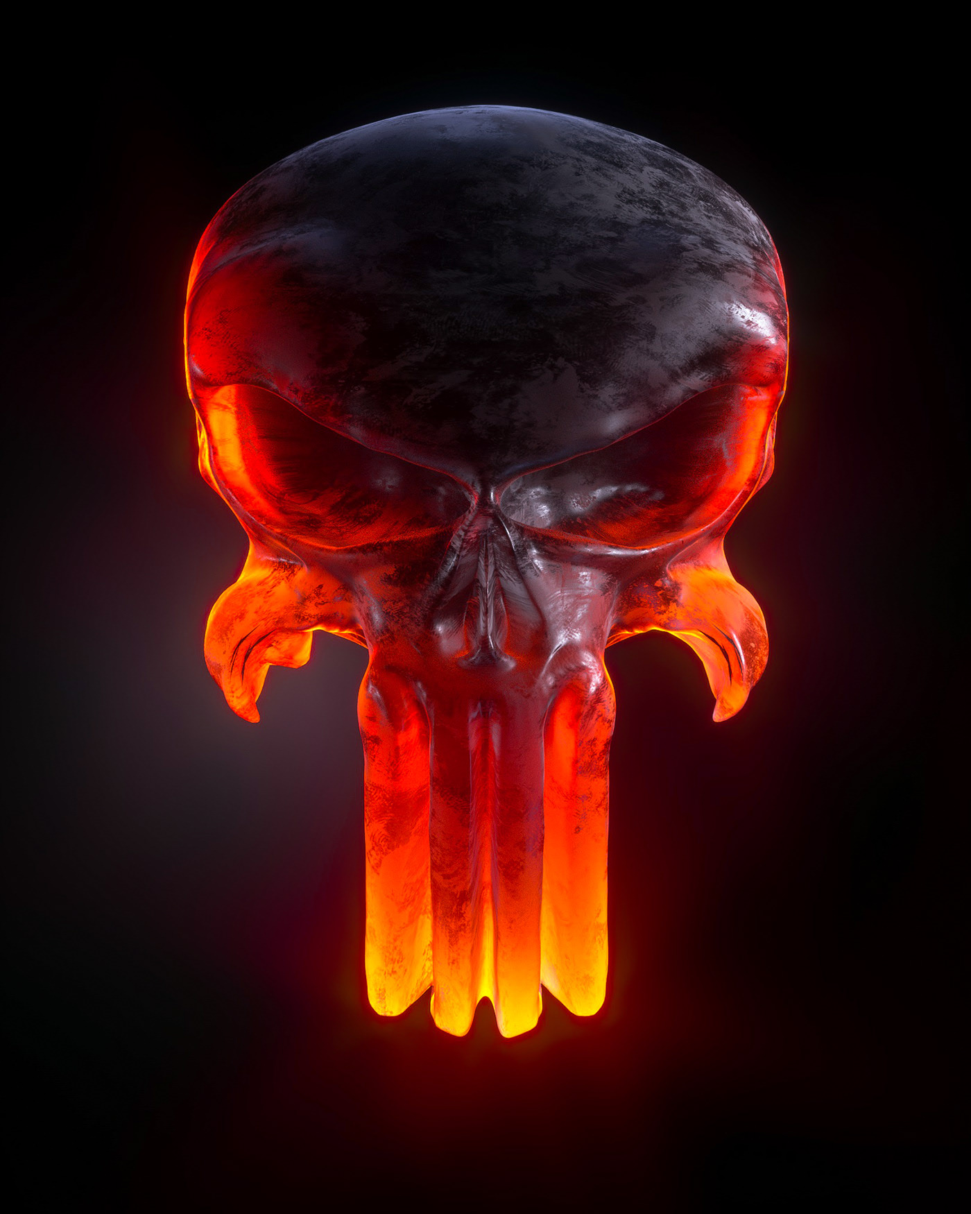 PUNISHER SKULL on Behance