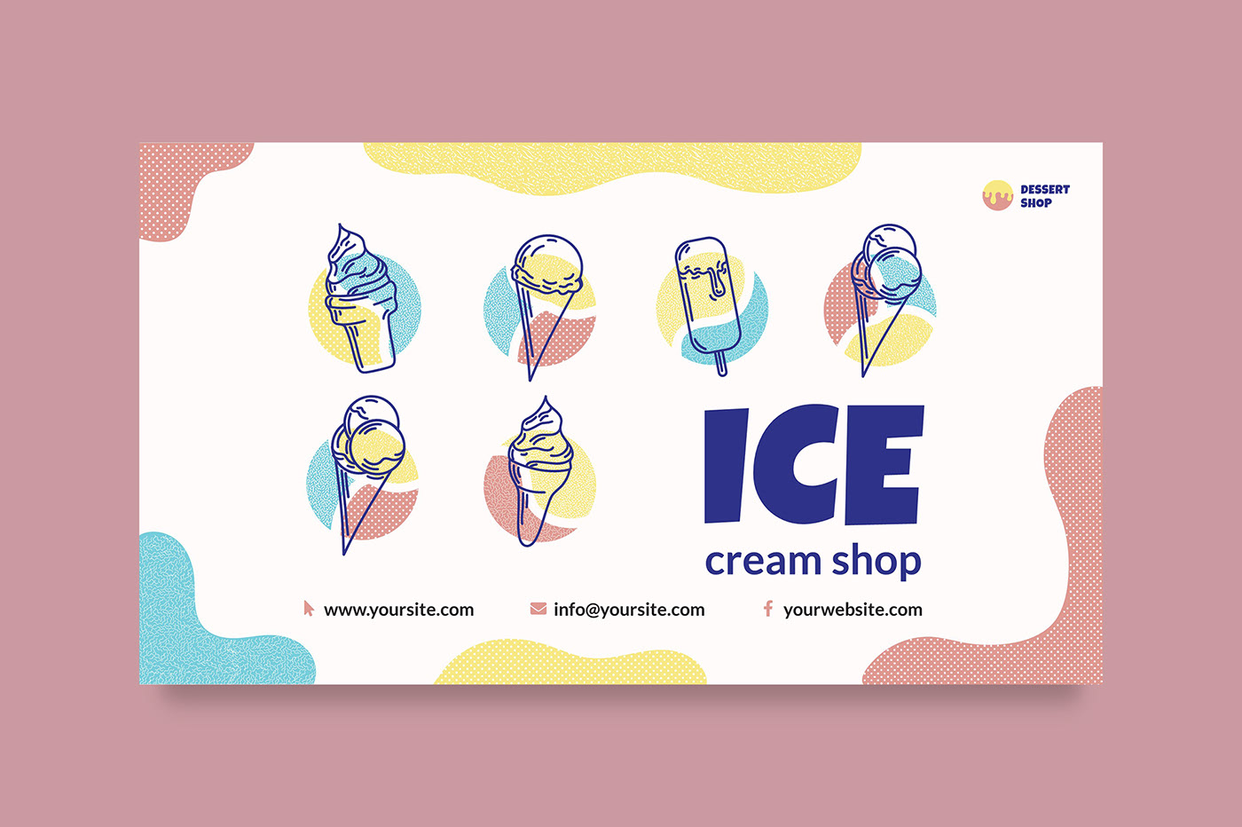 Ice Cream Shop PowerPoint Presentation Template on Behance