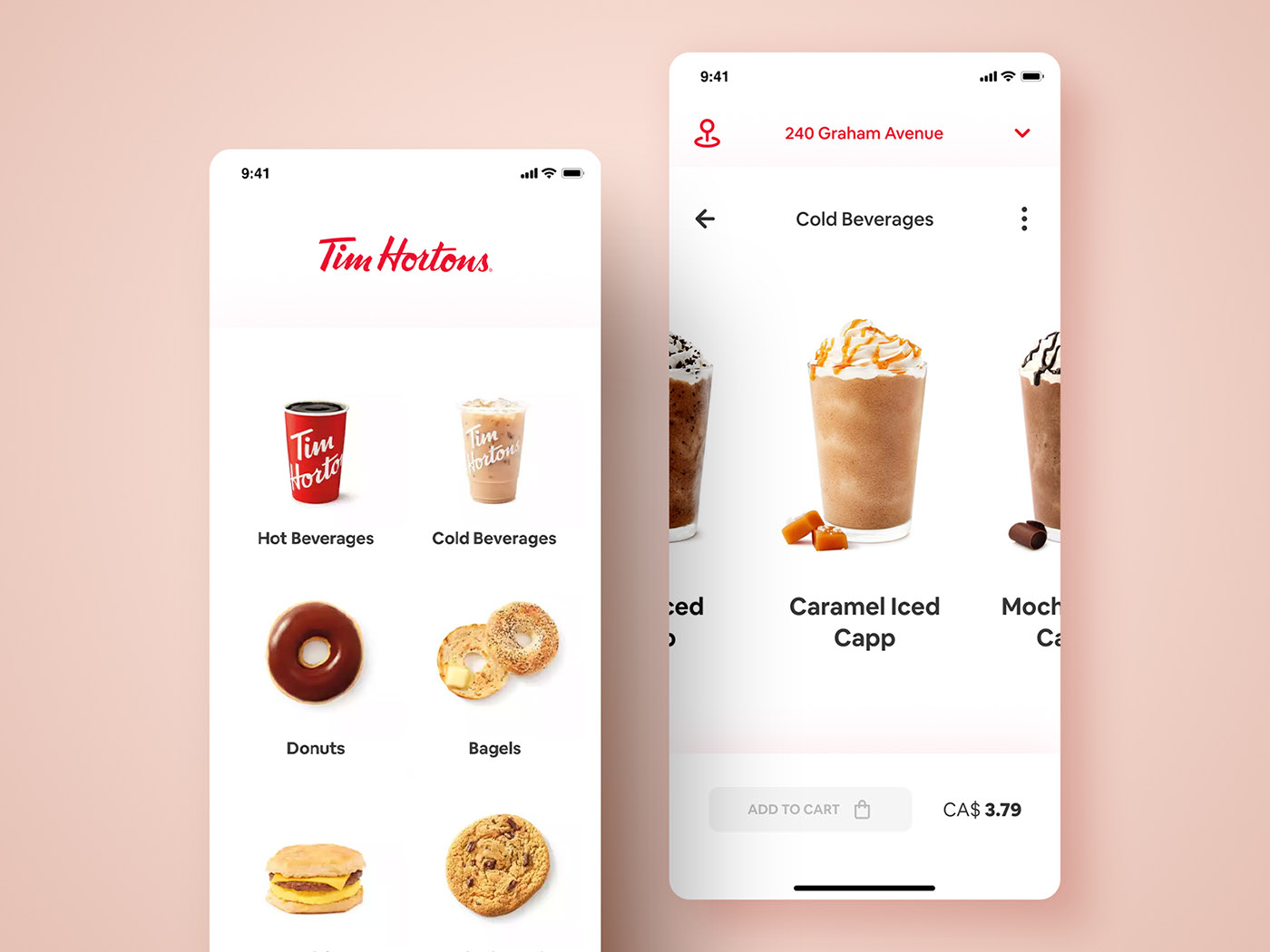 Tim Hortons Menuboard Theming on Behance