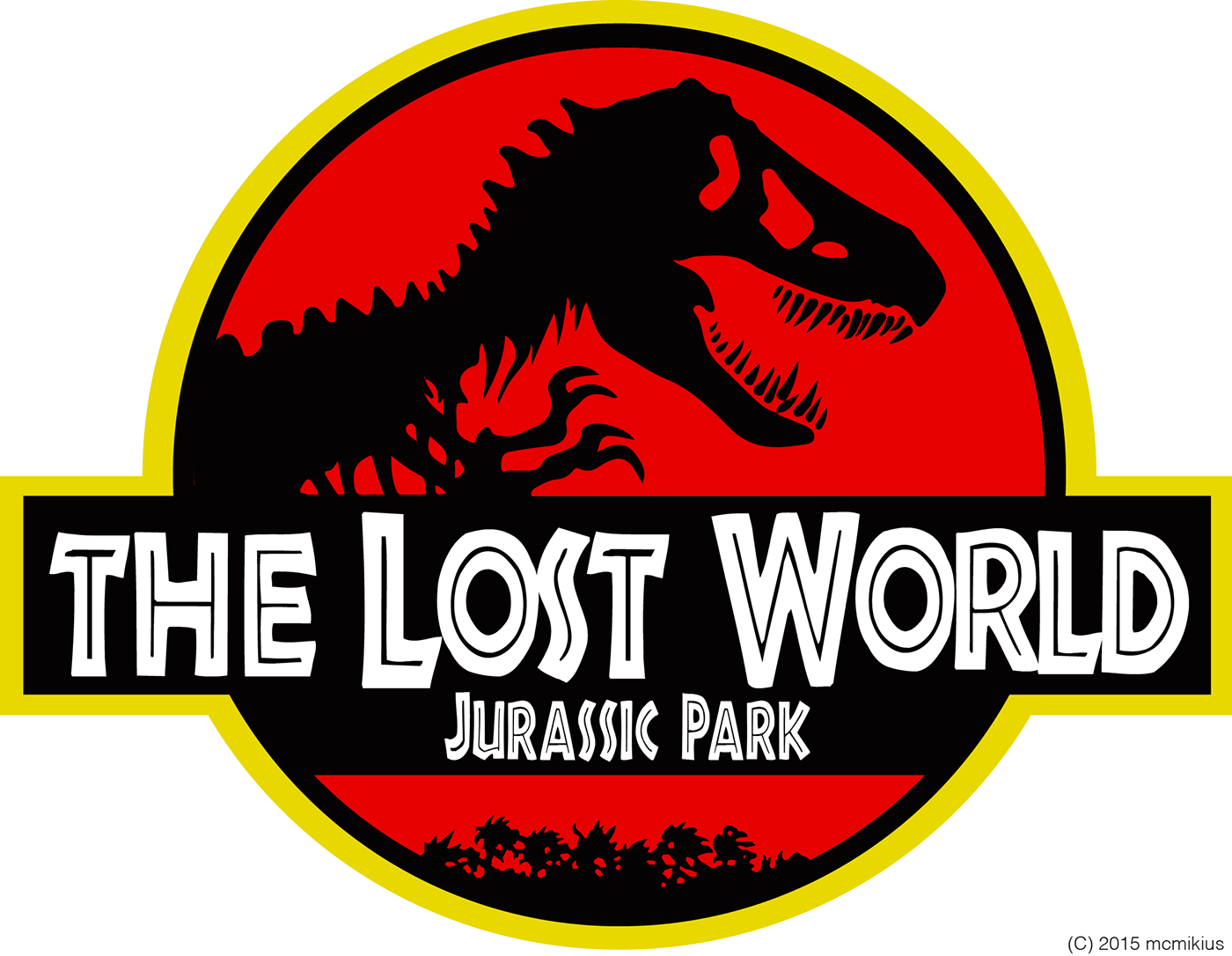 the lost world jurassic park Dinosaur dinosaurs 2D scene Logotype logo vect...