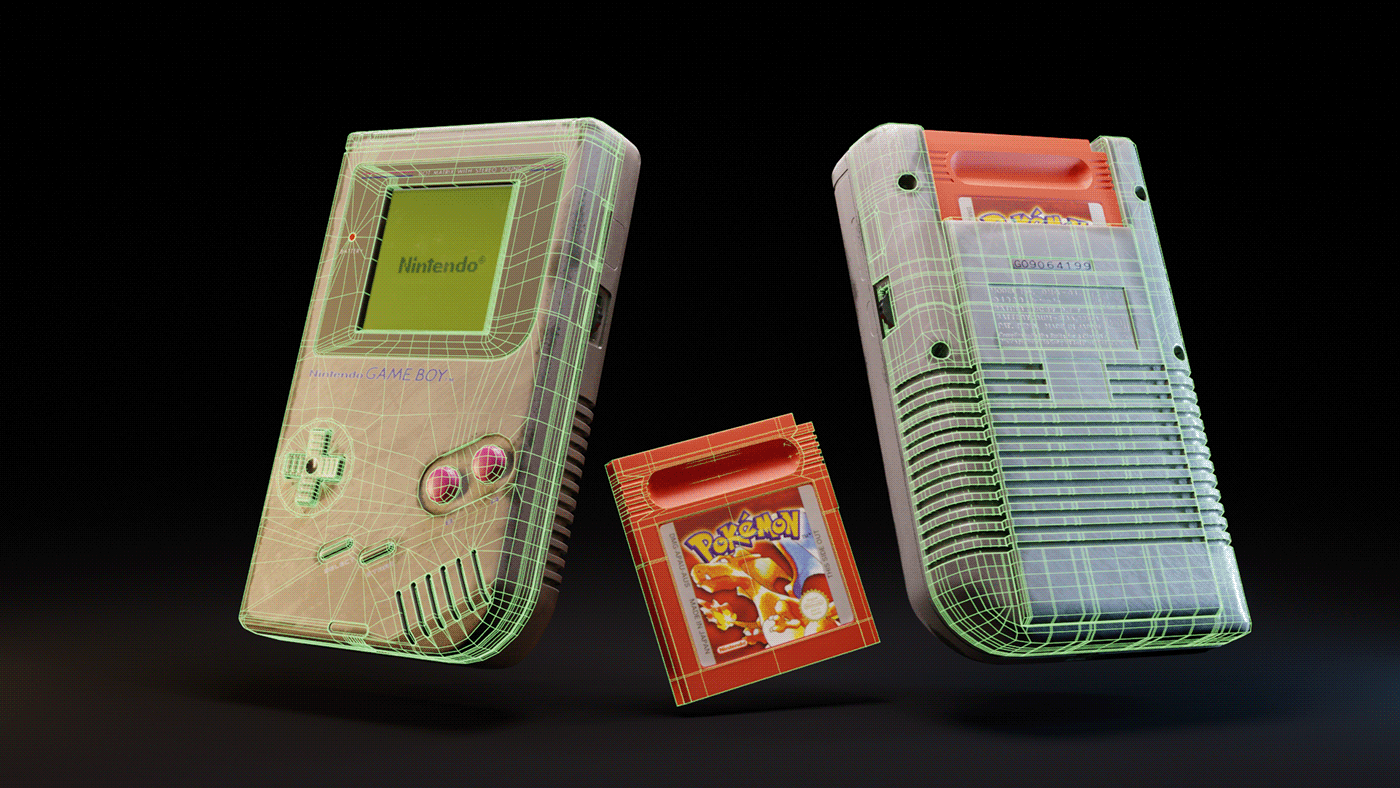 Nintendo Game Boy - 3D Animation on Behance