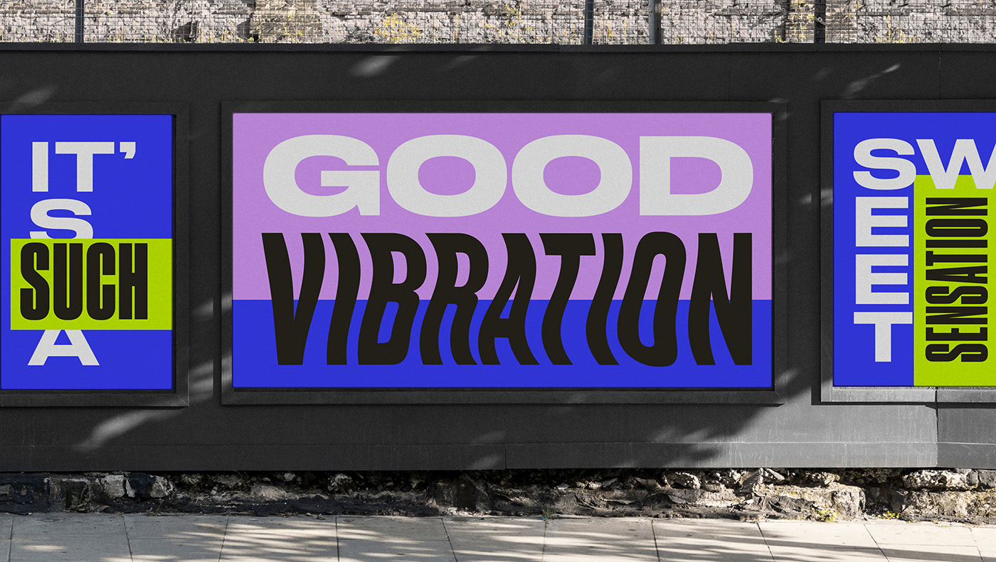 Pure Fun Typography on Billboards - Songs And The City series