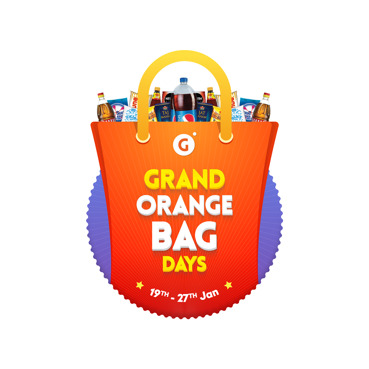 Grofers announces the fifth edition of Grand Orange Bag Days sale promises  100 guaranteed inaam with every order  Business News This Week