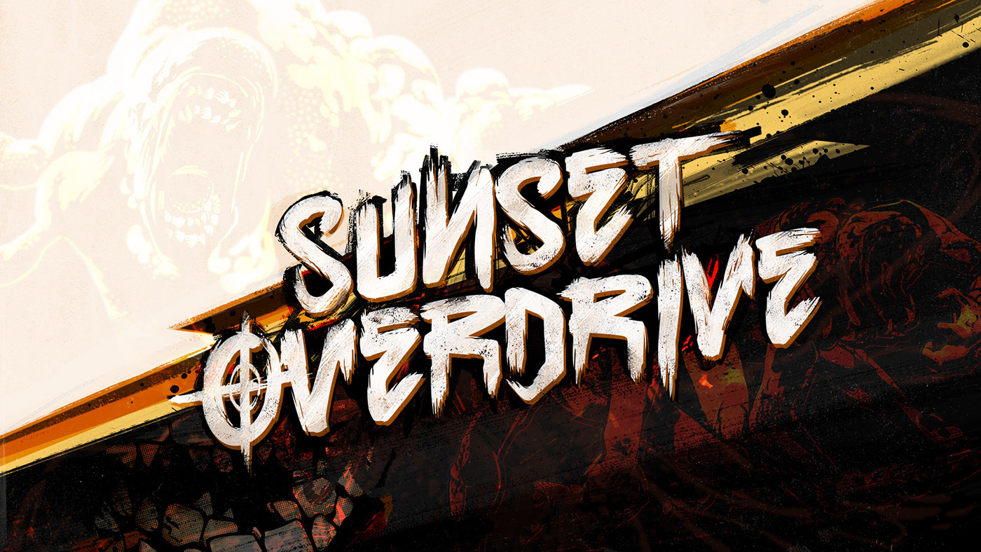 sunset city ilovedust sunset overdrive  Sunset overdrive, Sunset city,  Sports graphic design