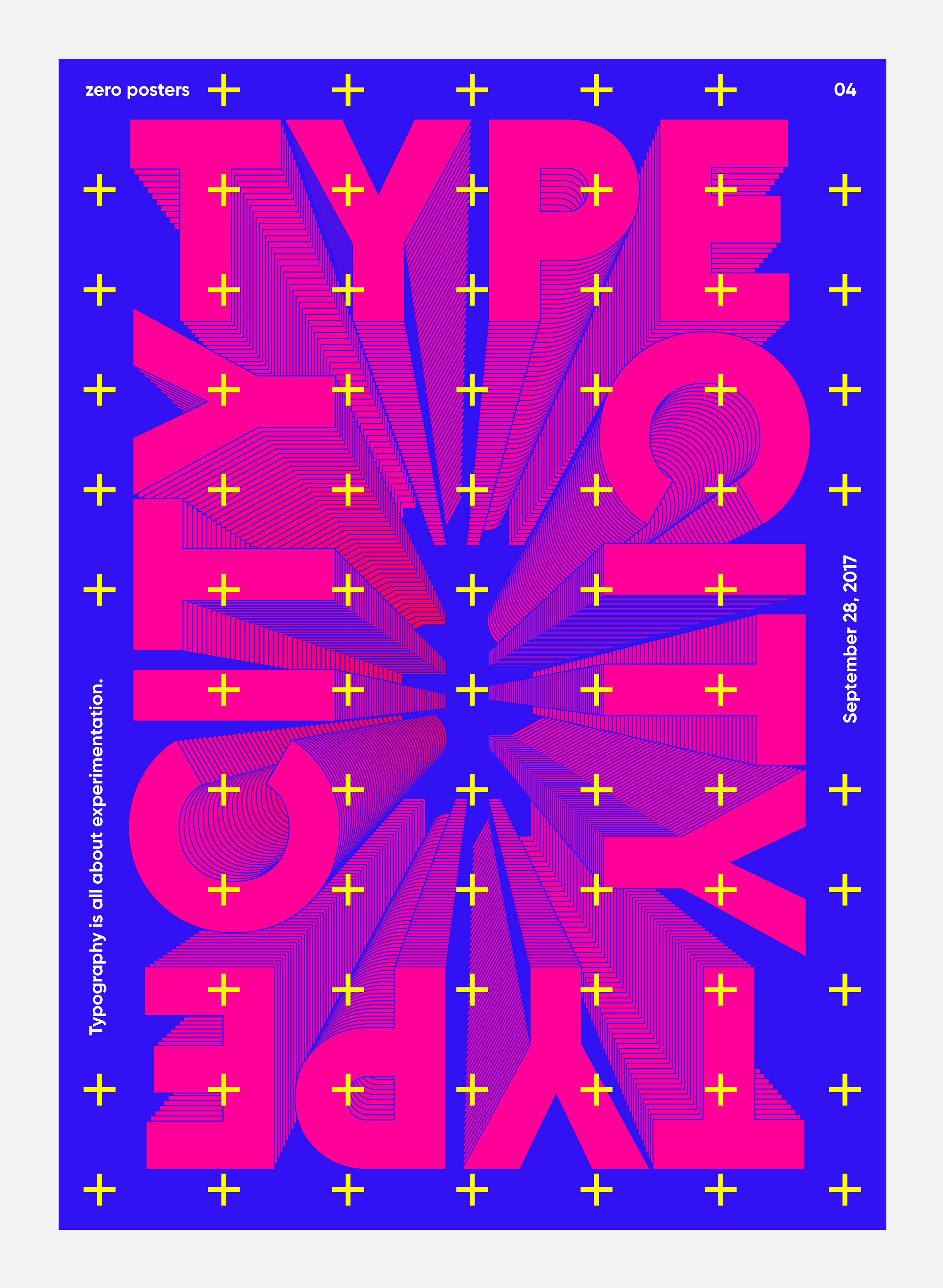 Experimental Poster Designs: Zero Posters Vol.1
