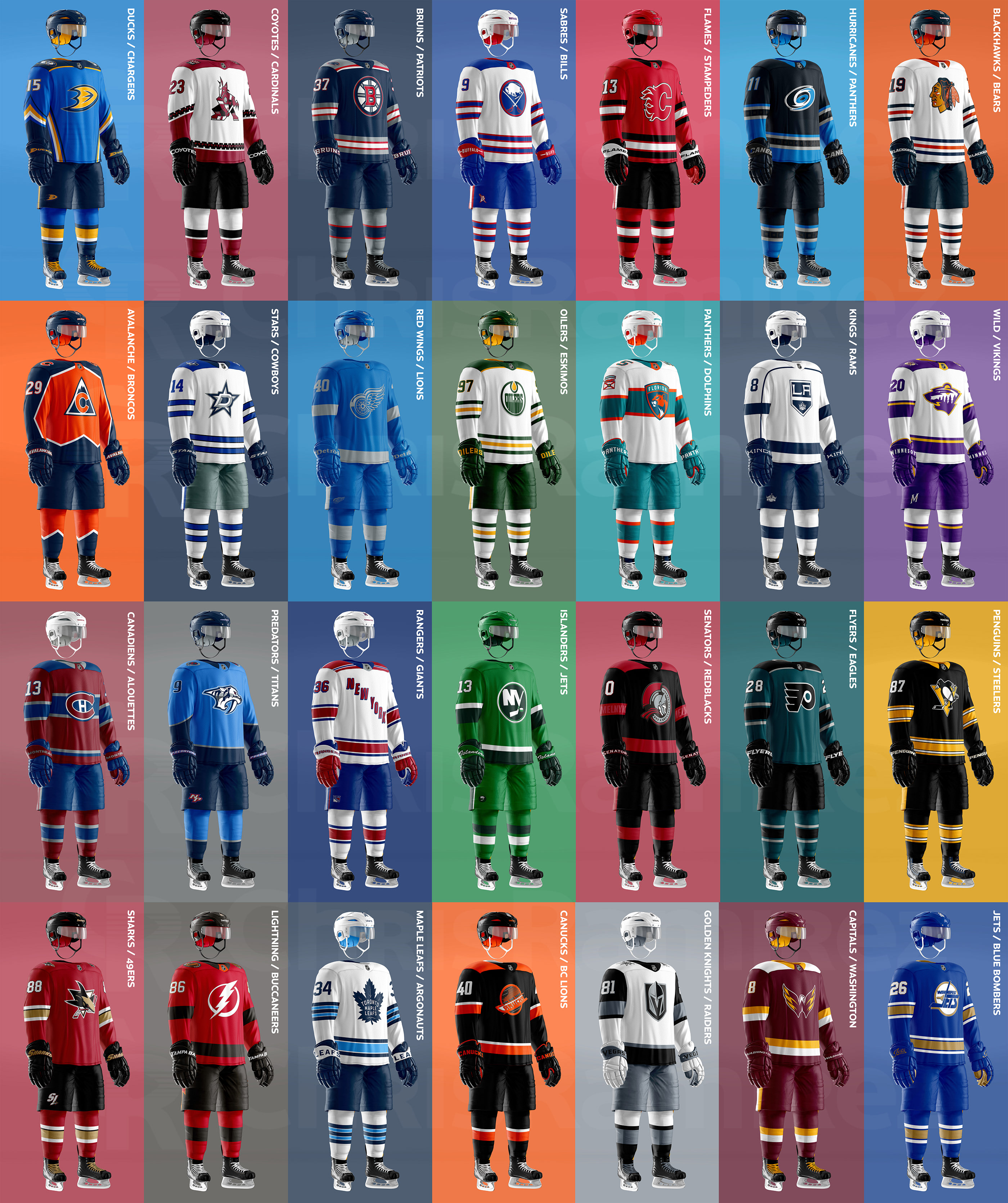 nfl hockey jersey