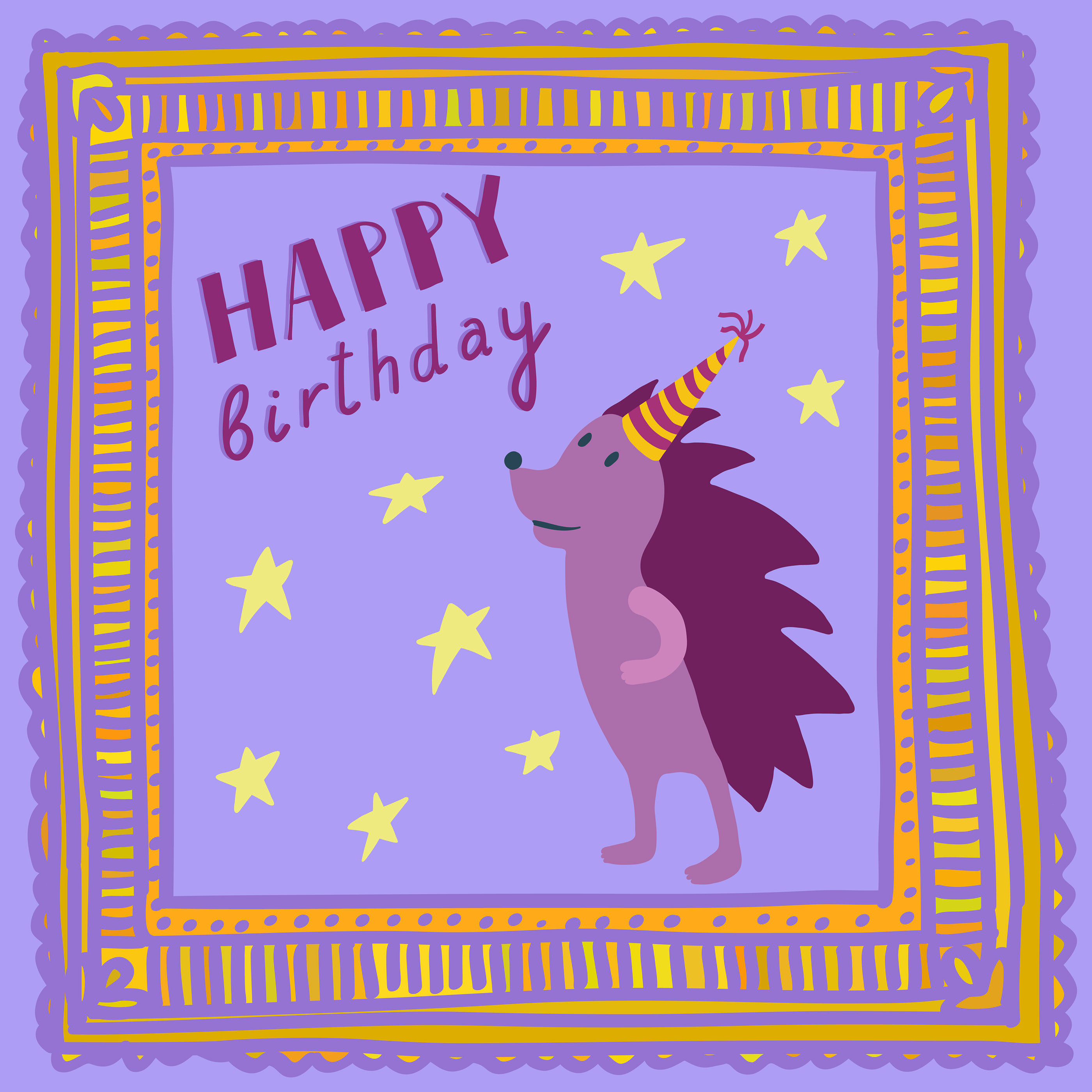 animal-birthday-cards-on-behance