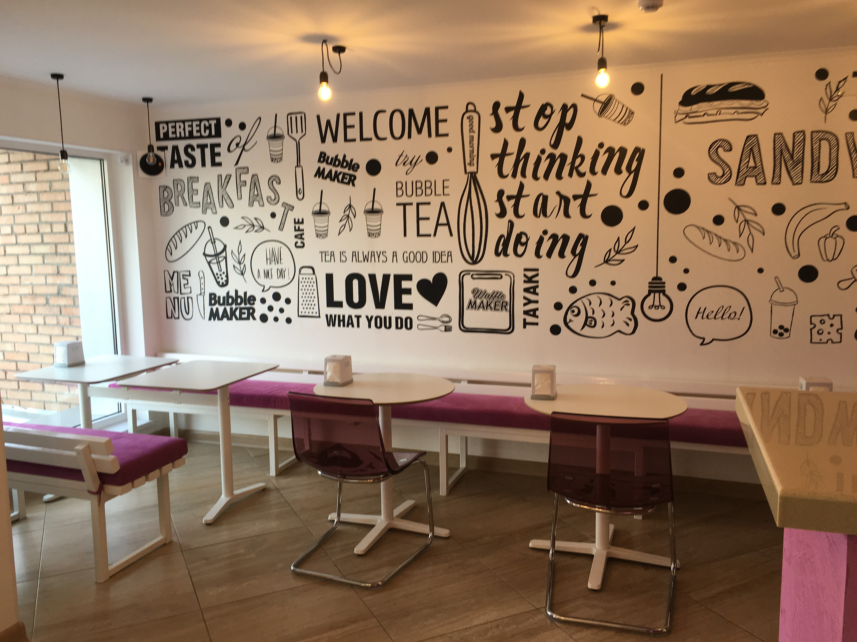 Wall In Cafe On Behance