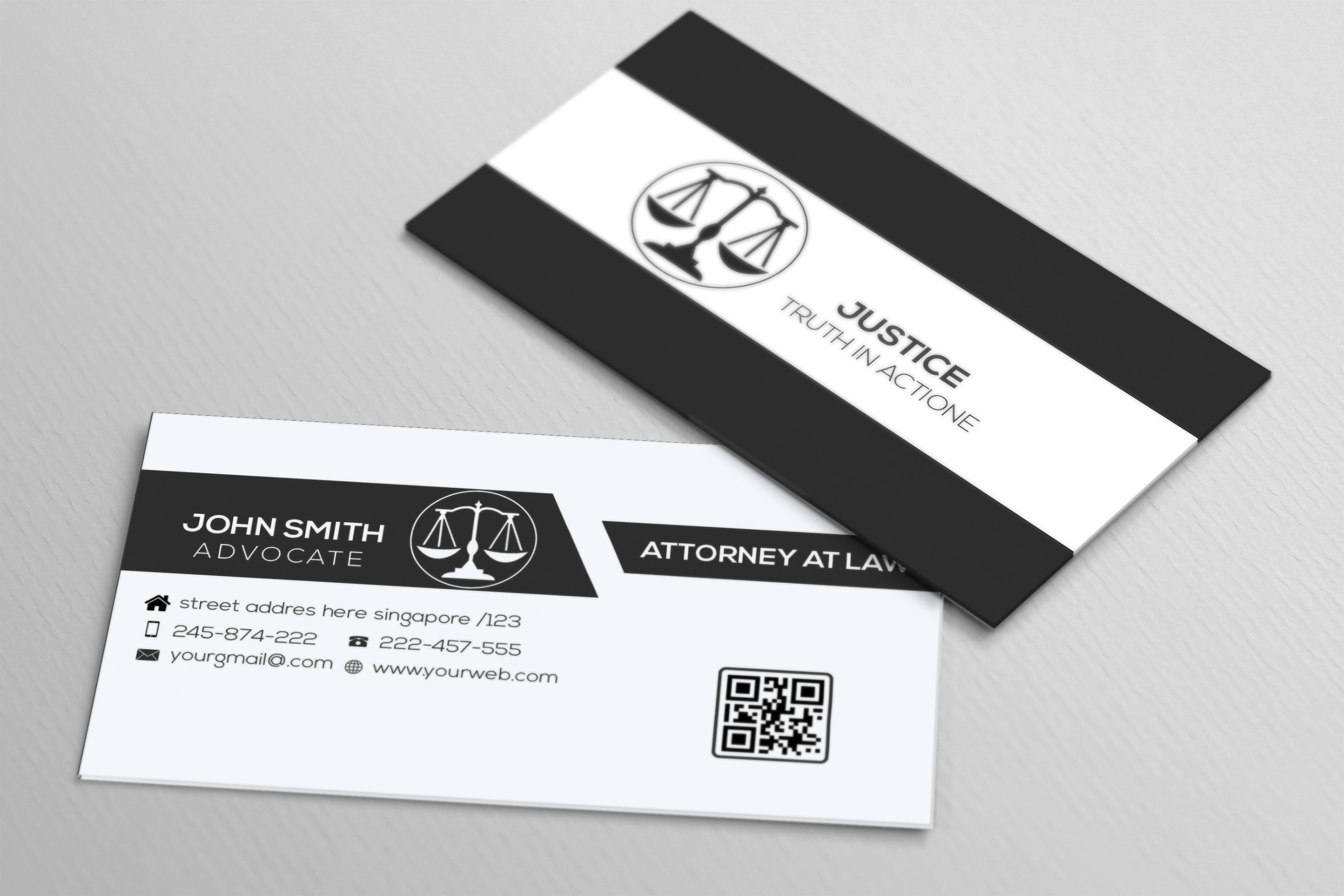 Lawyer Business Card on Behance In Lawyer Business Cards Templates
