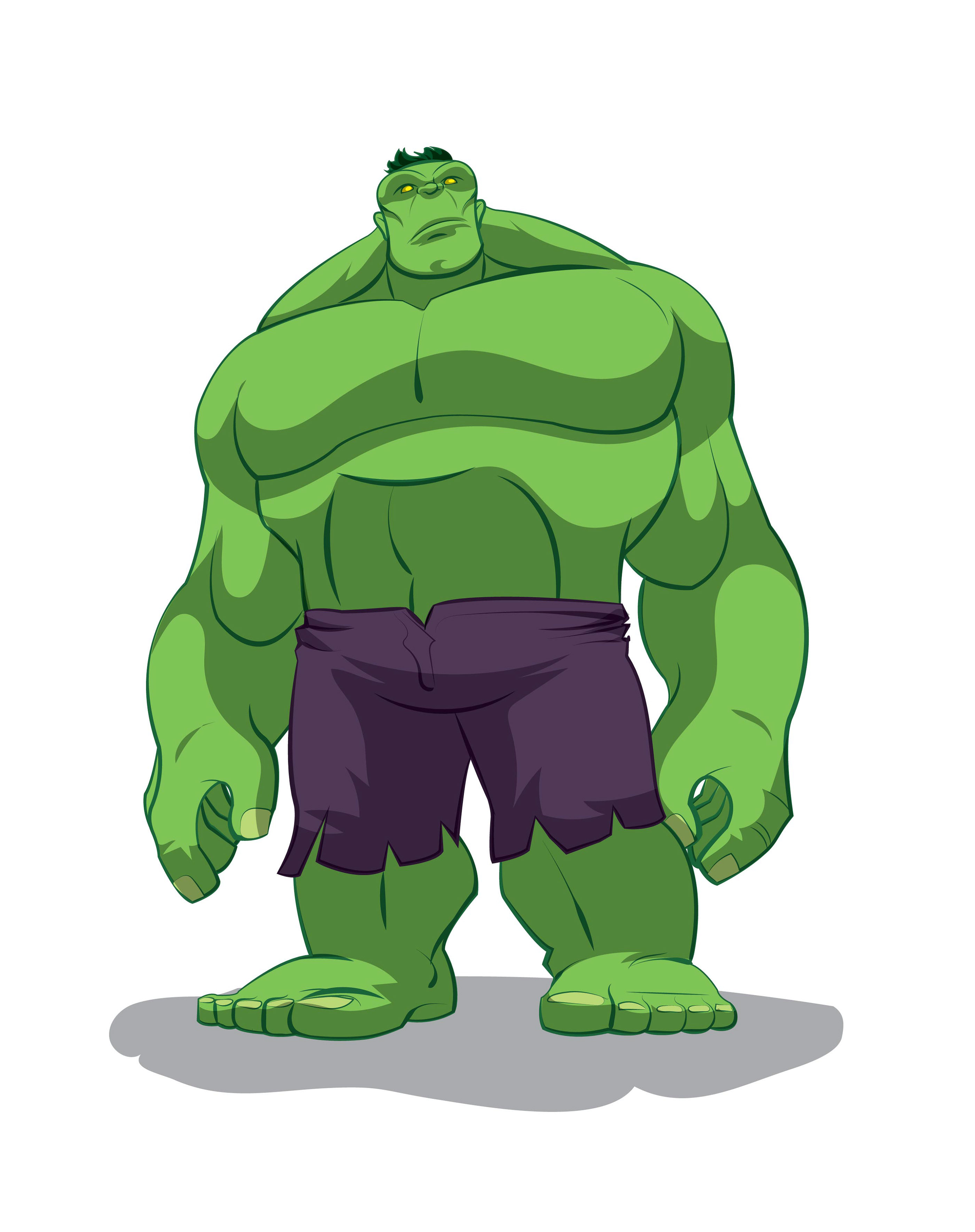 Hulk animated series on Behance