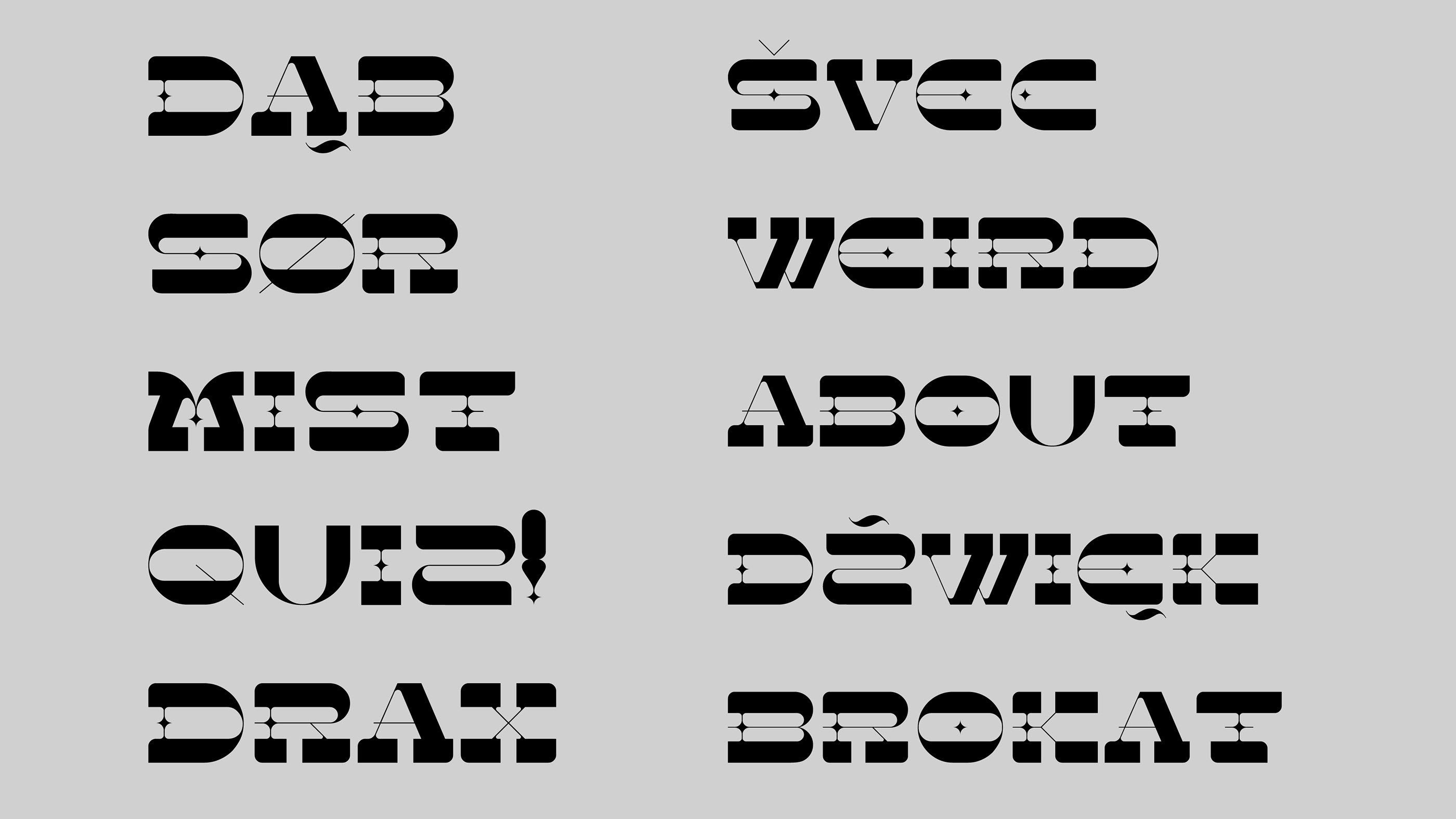 BROKAT — Free font. on Behance