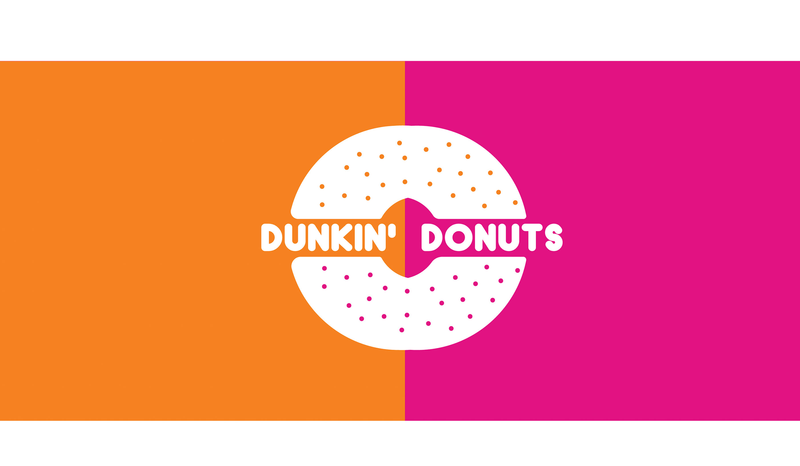 3. Re-branding DUNKIN DONUTS logo. 