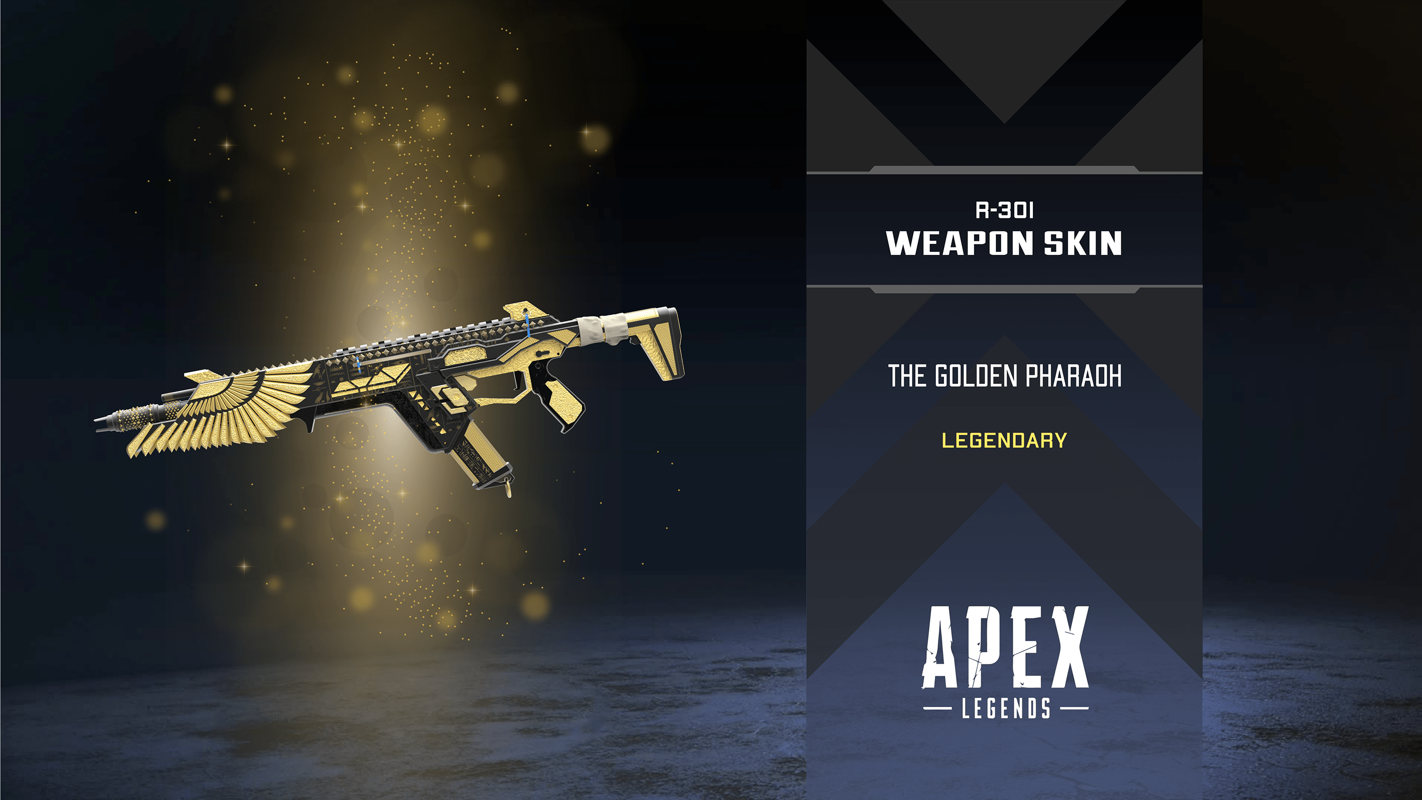 The Golden Pharaoh R 301 Weapon Skin On Behance