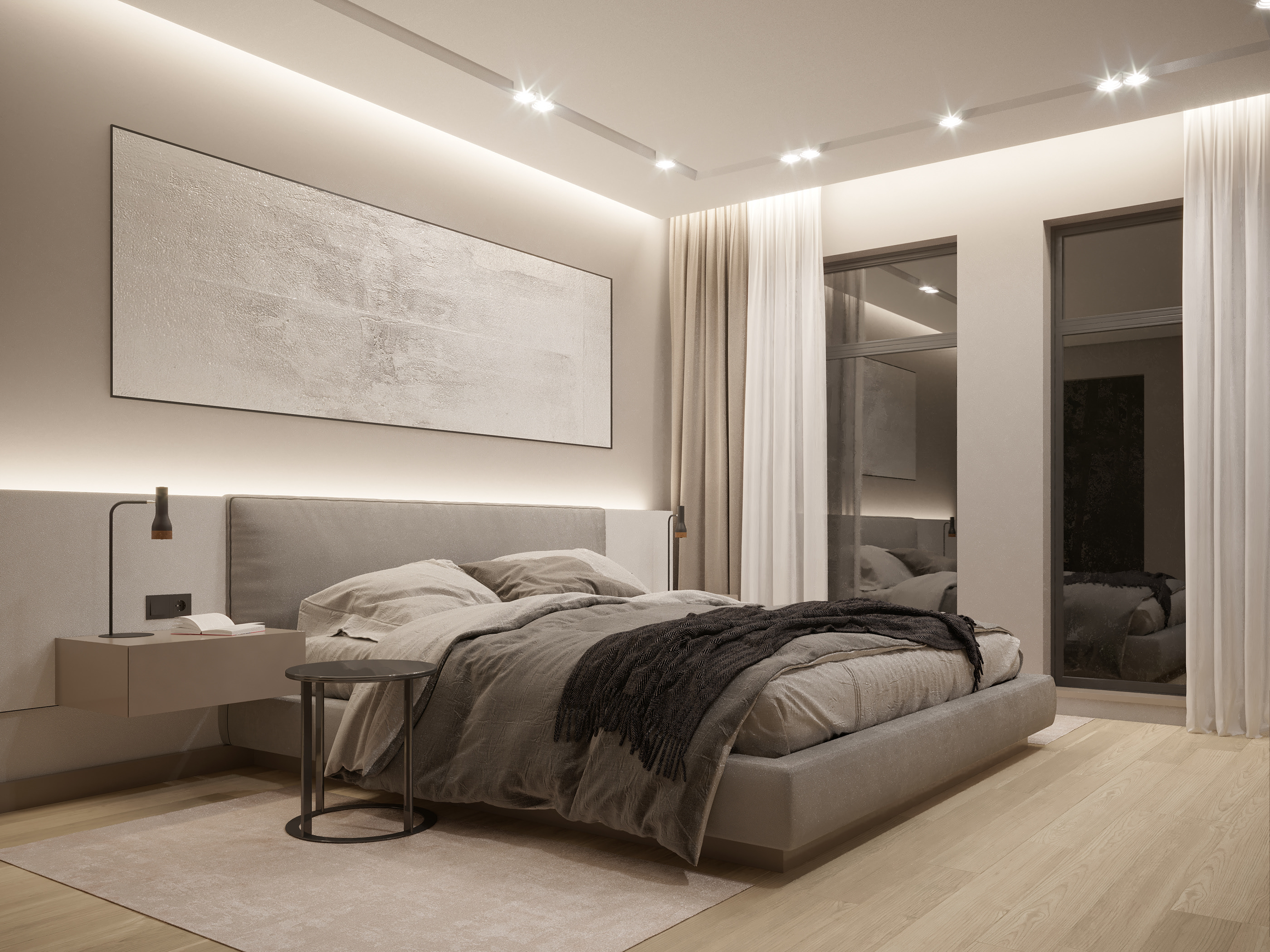 Minimalist bedroom | Interior Design on Behance