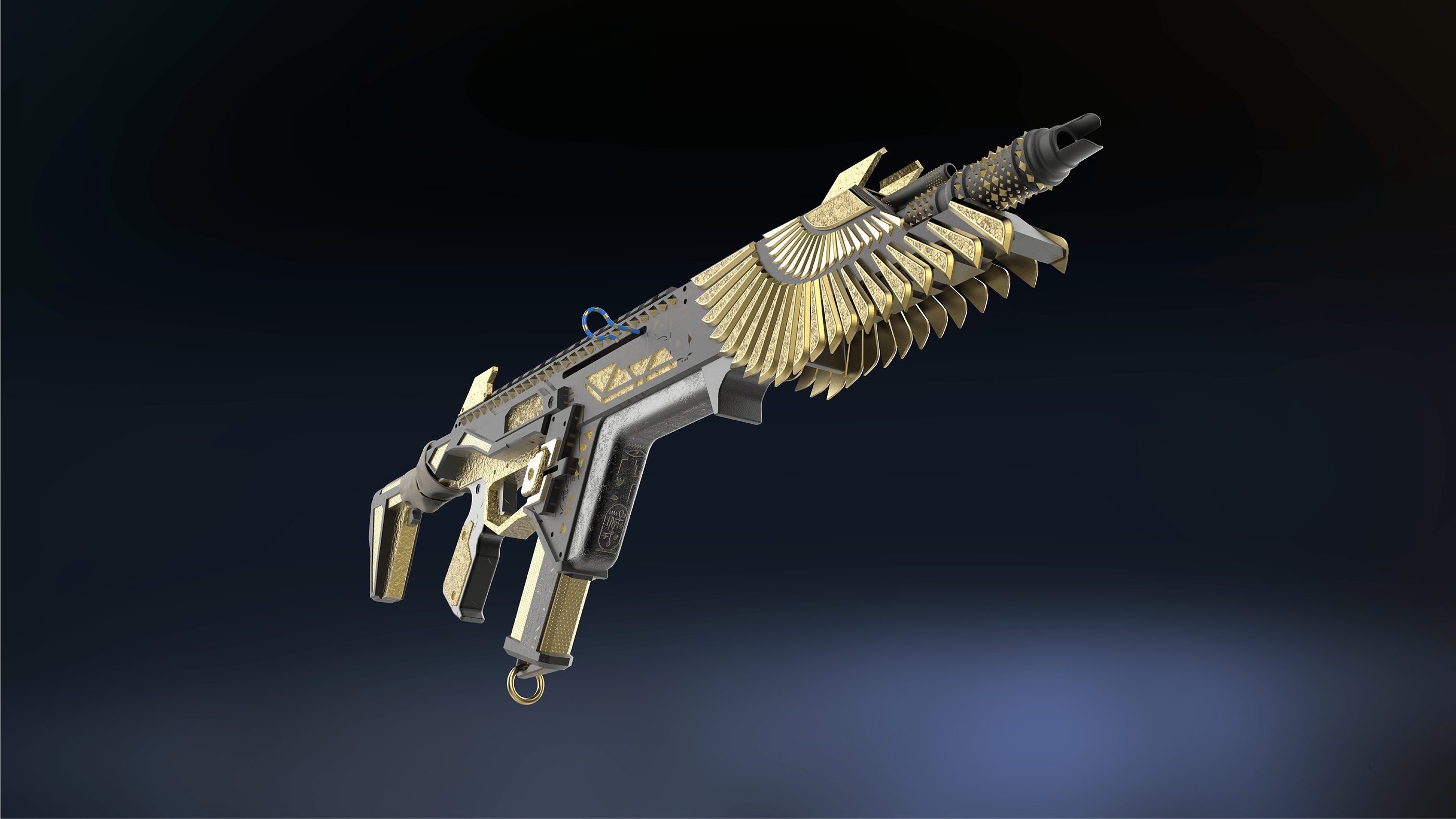 The Golden Pharaoh R 301 Weapon Skin On Behance