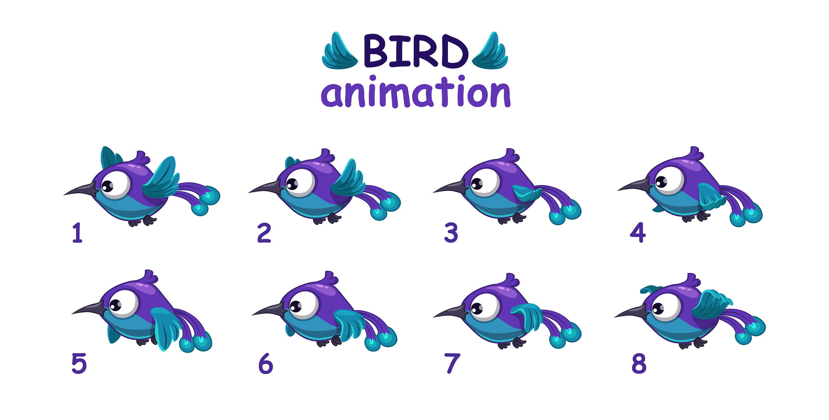 Bird's flying storyboard on Behance