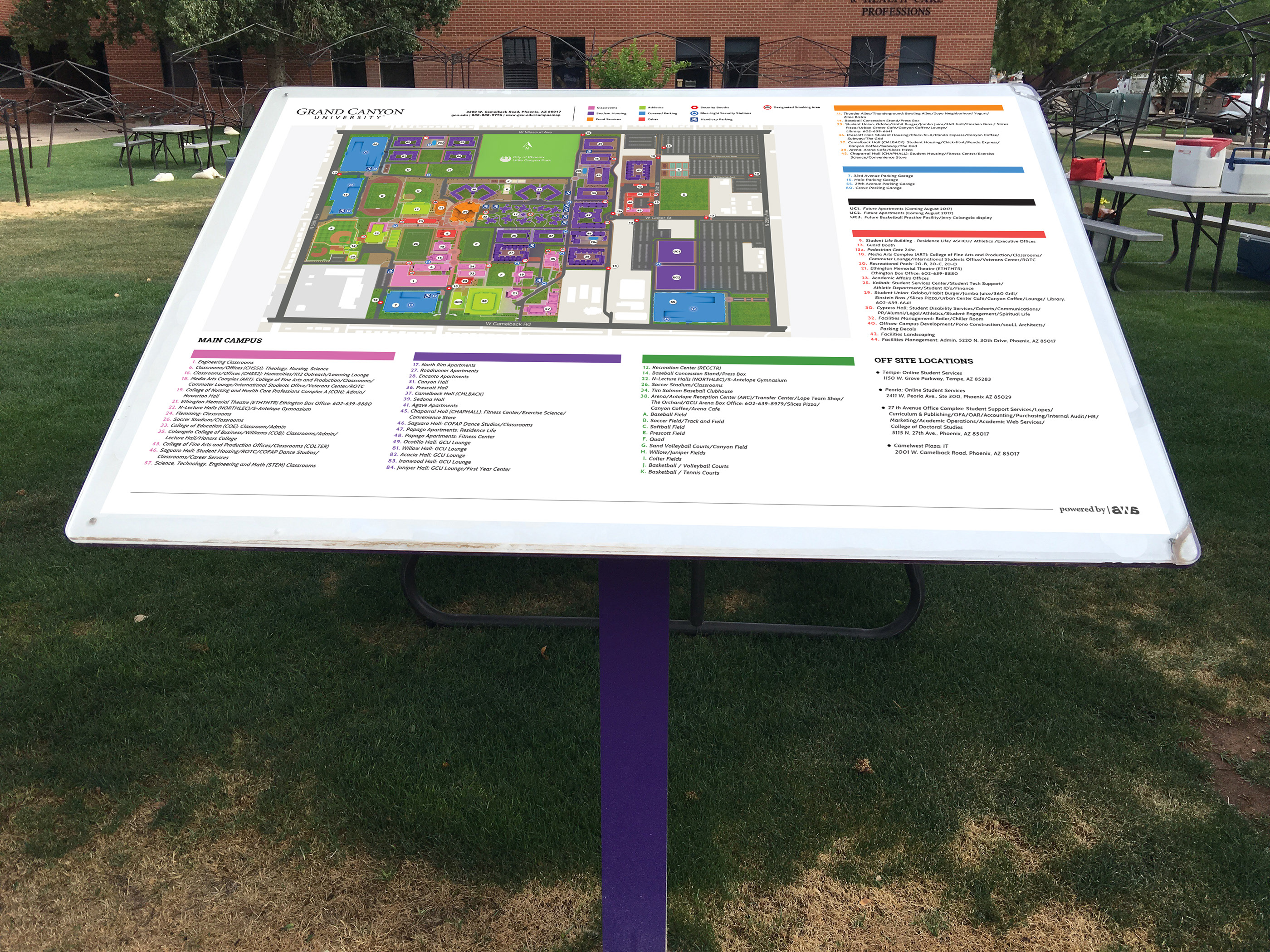 Gcu Interactive Campus Map On Behance