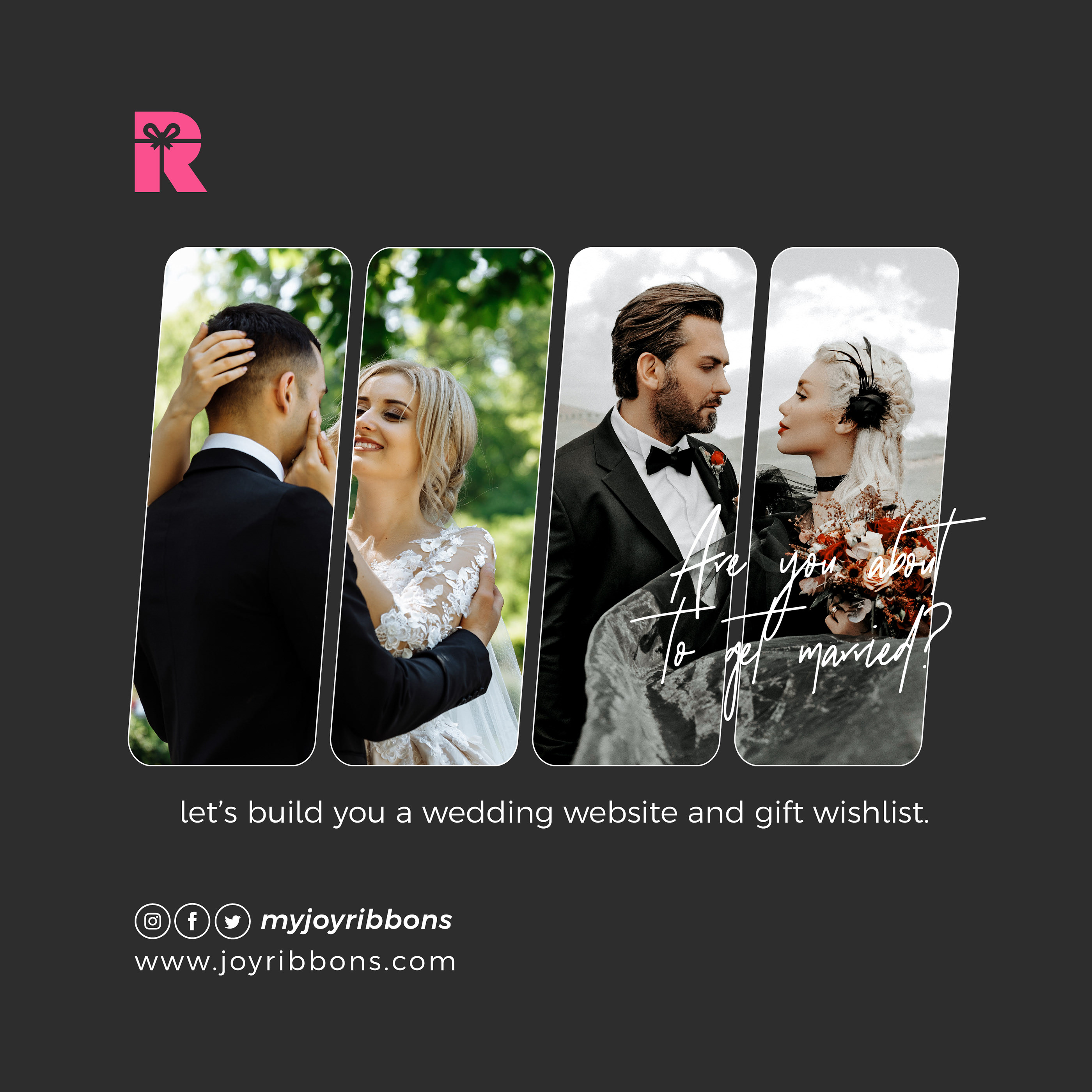 are you getting married soon? use www.joyribbons.com for your wedding registry - JoyRibbons Blog